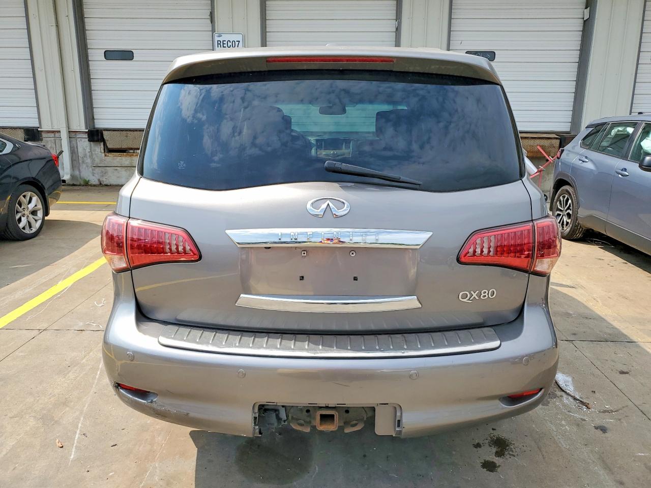 2014 Infiniti Qx80 Base Gray vin: JN8AZ2NF9E9553630
