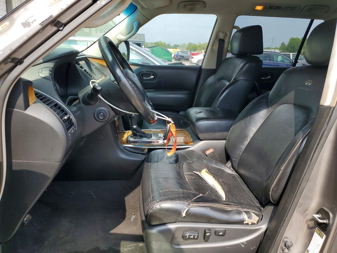 2014 Infiniti Qx80 Base Gray vin: JN8AZ2NF9E9553630