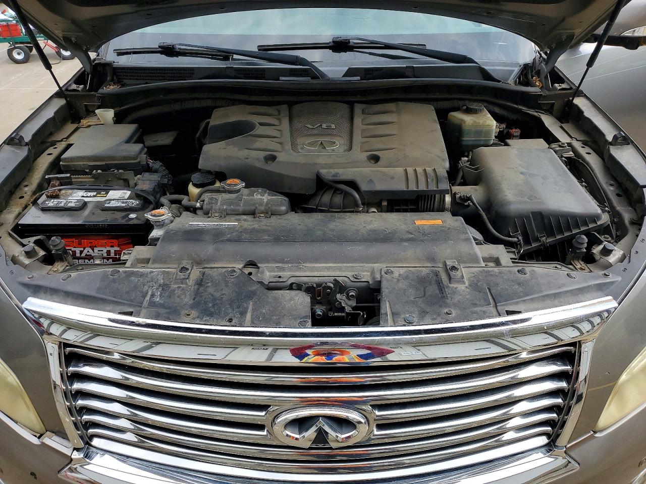 2014 Infiniti Qx80 Base Gray vin: JN8AZ2NF9E9553630