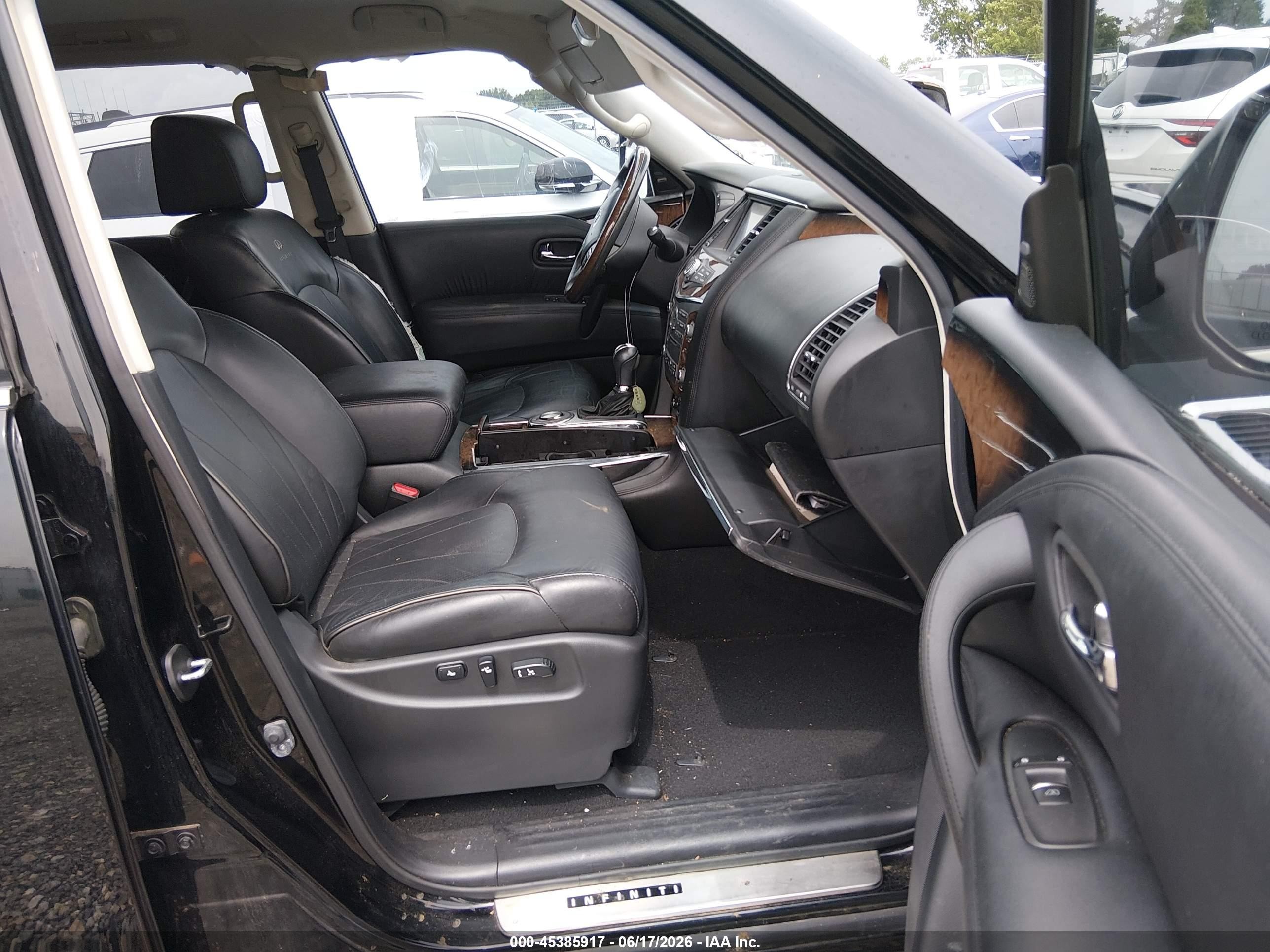 2014 Infiniti Qx80 Black vin: JN8AZ2NF9E9555328
