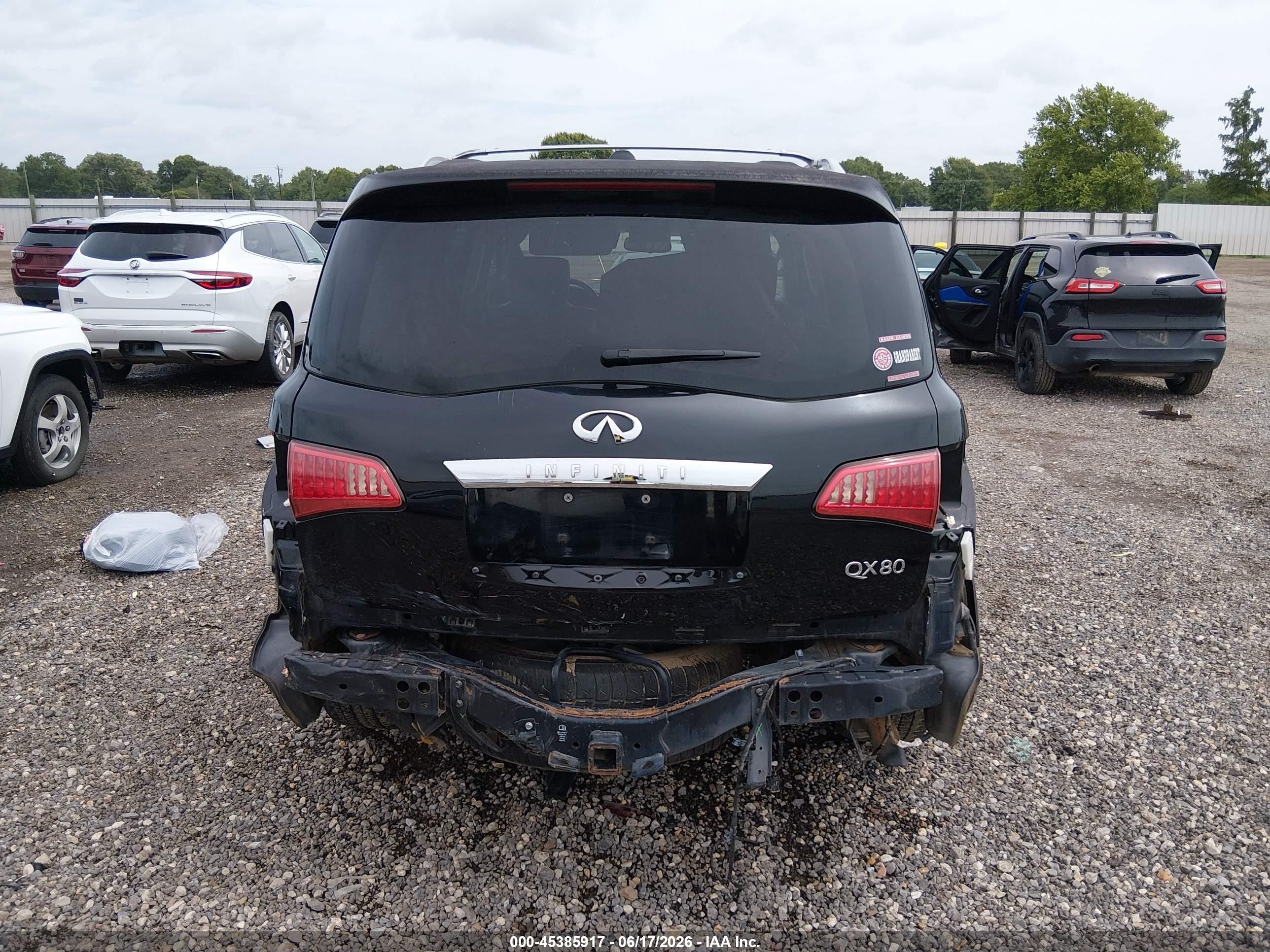 2014 Infiniti Qx80 Black vin: JN8AZ2NF9E9555328
