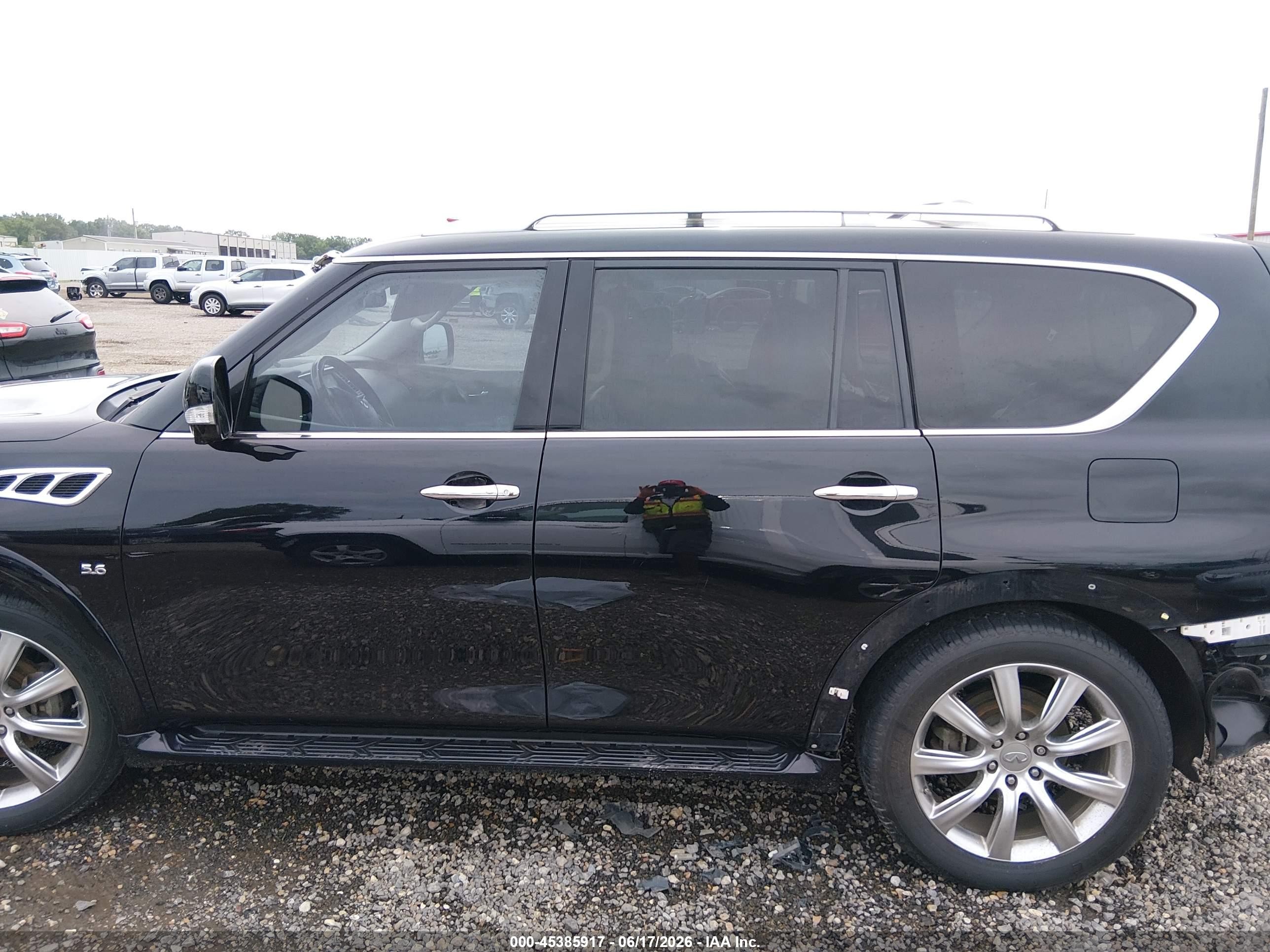 2014 Infiniti Qx80 Black vin: JN8AZ2NF9E9555328