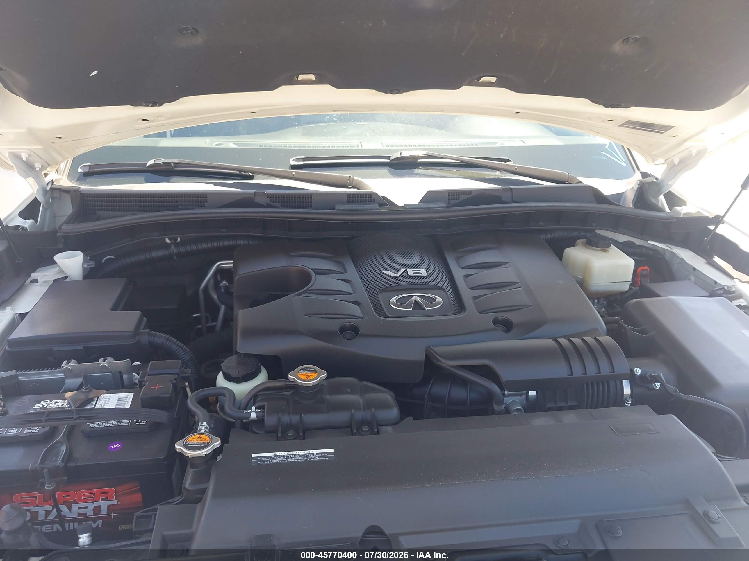 2015 Infiniti Qx80   Белый vin: JN8AZ2NF9F9570090