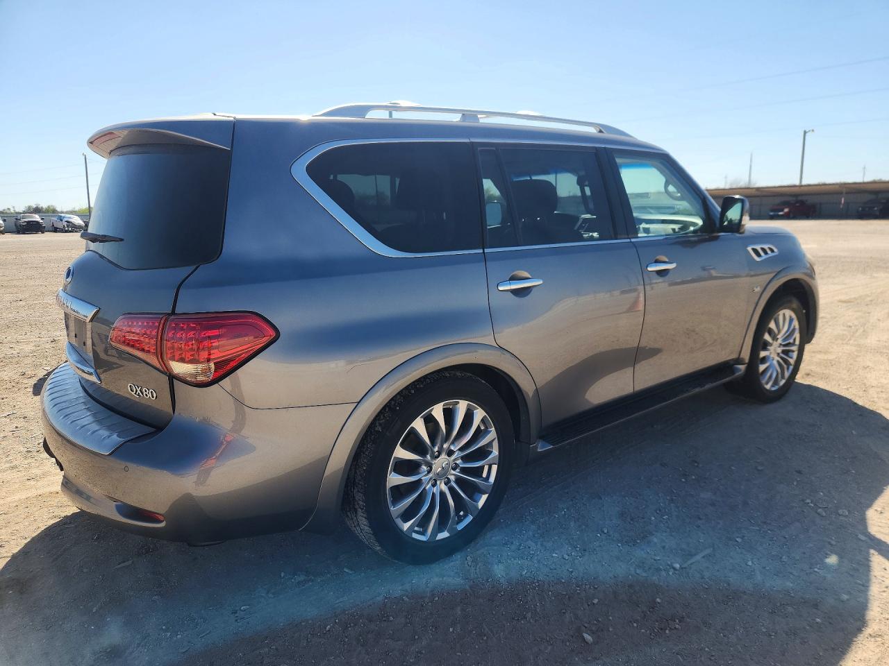 2015 Infiniti Qx80 Base Gray vin: JN8AZ2NF9F9571630