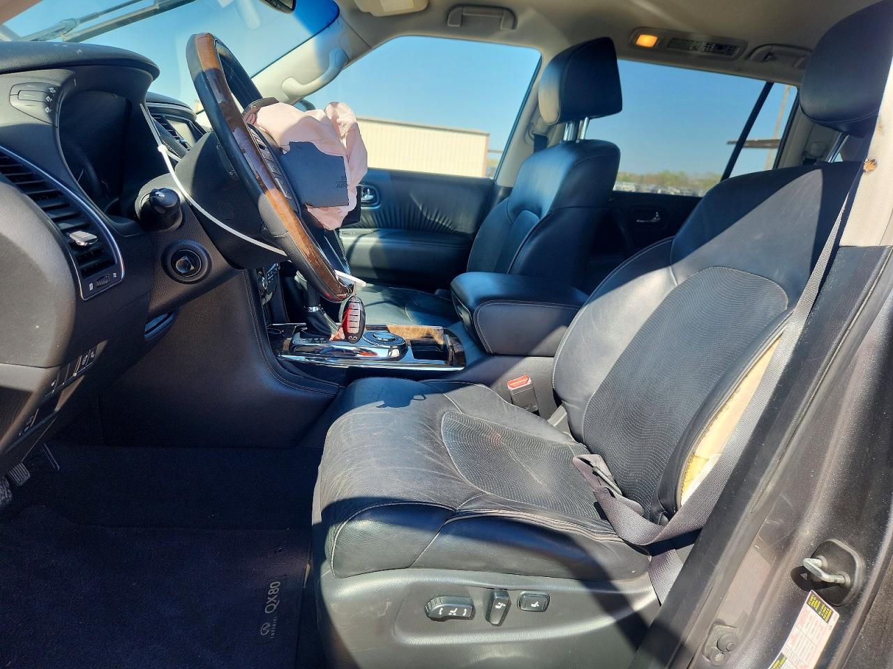 2015 Infiniti Qx80 Base Gray vin: JN8AZ2NF9F9571630