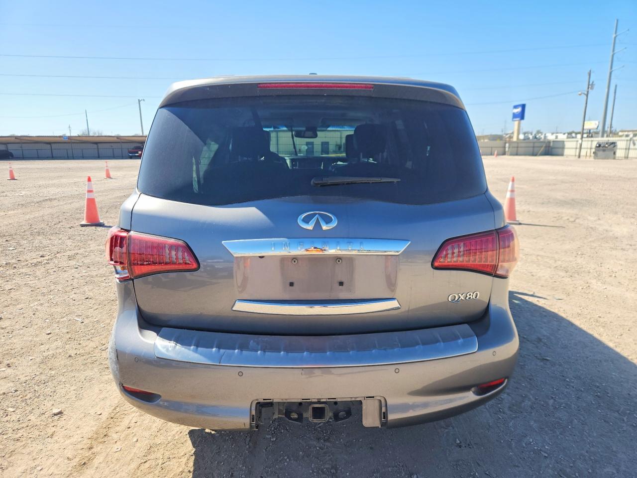 2015 Infiniti Qx80 Base Gray vin: JN8AZ2NF9F9571630