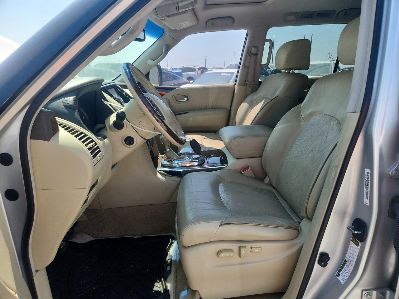 2015 Infiniti Qx80 Base Silver vin: JN8AZ2NF9F9574110