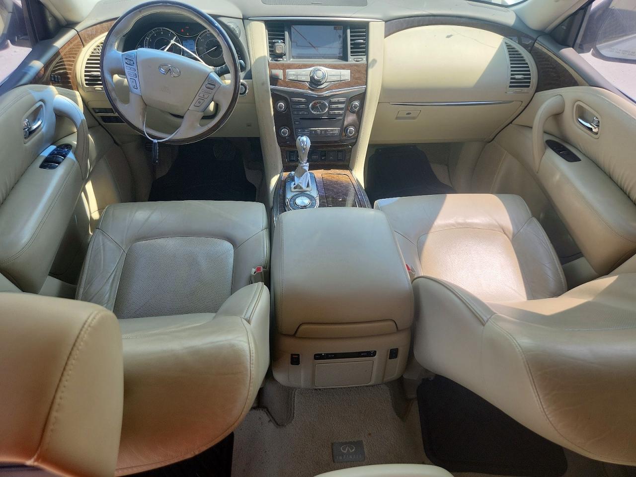2015 Infiniti Qx80 Base Silver vin: JN8AZ2NF9F9574110