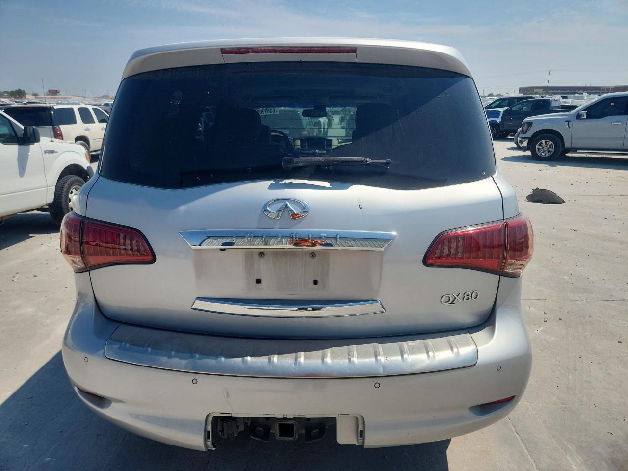 2015 Infiniti Qx80 Base Silver vin: JN8AZ2NF9F9574110