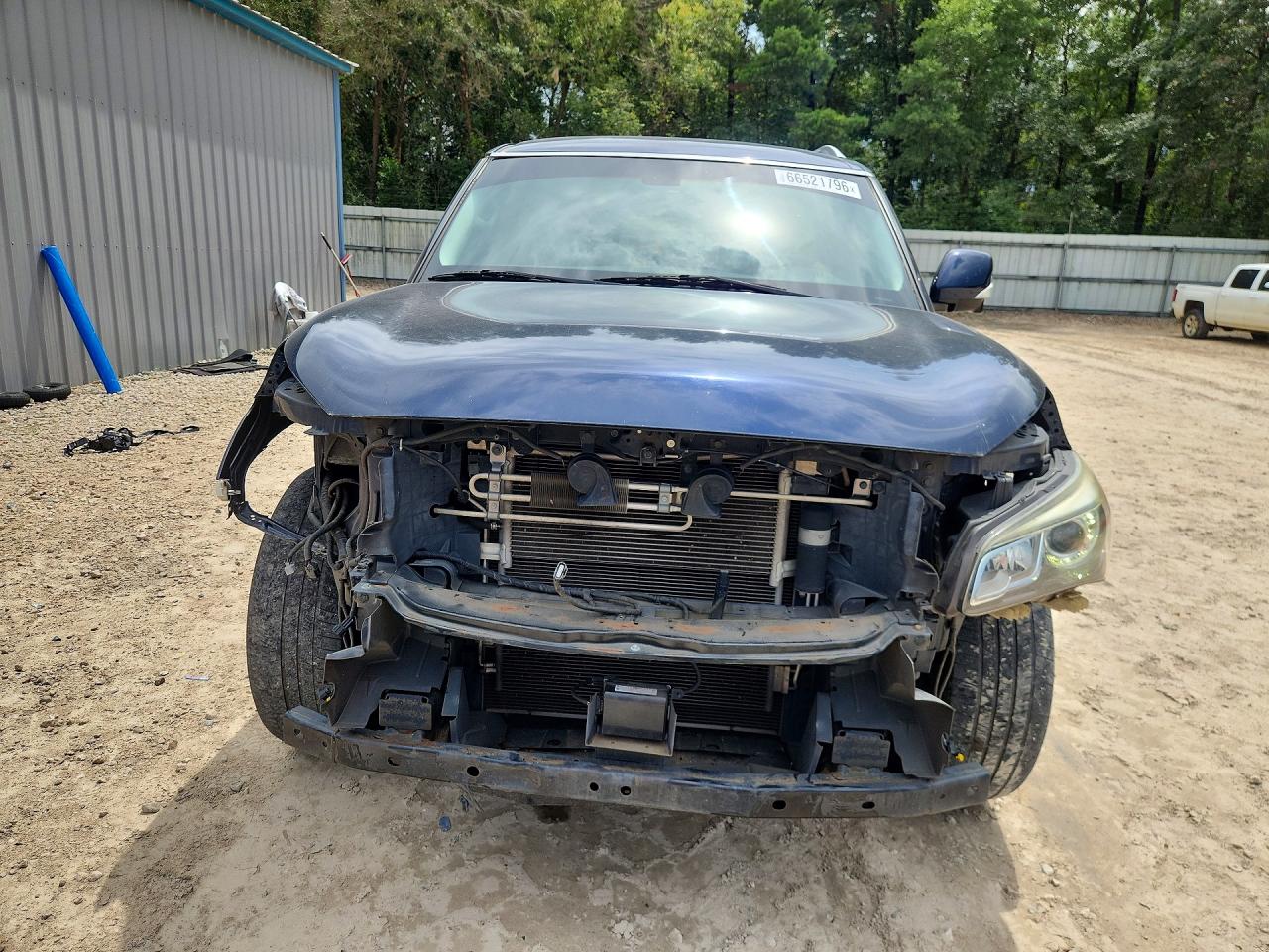2015 Infiniti Qx80 Base Blue vin: JN8AZ2NF9F9574656