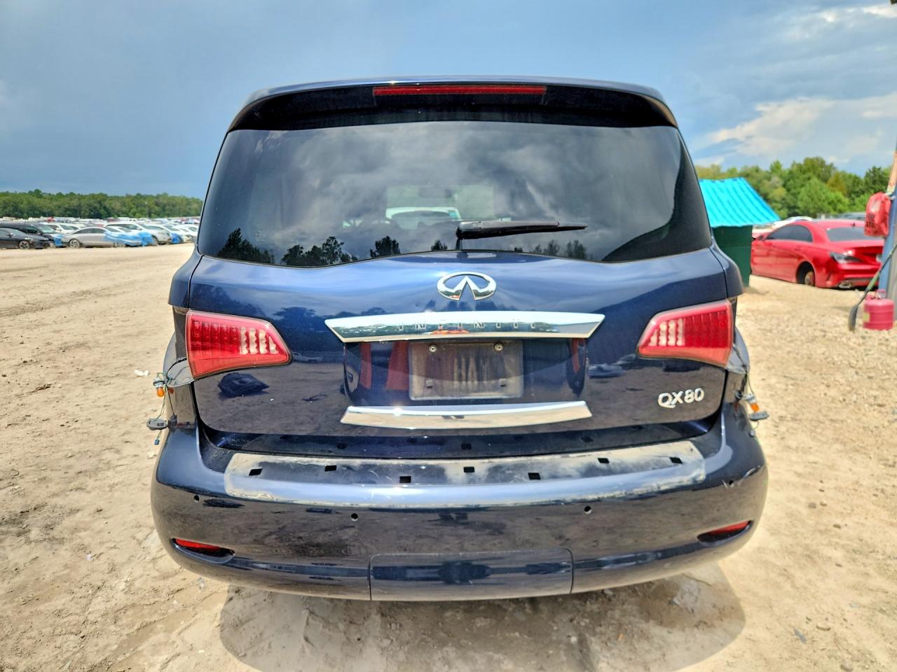 2015 Infiniti Qx80 Base Blue vin: JN8AZ2NF9F9574656