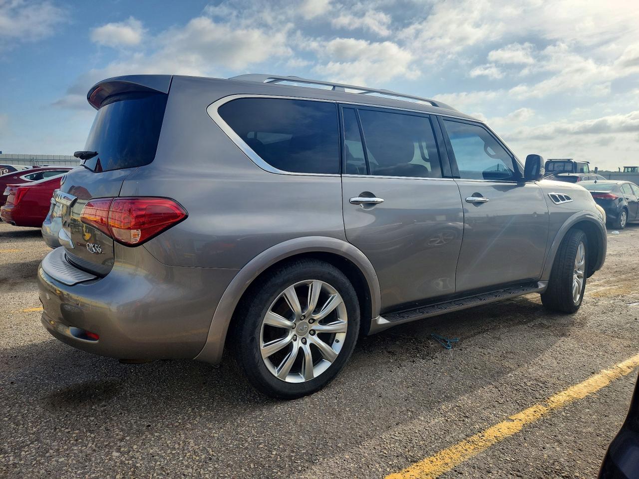 2013 Infiniti Qx56 Серый vin: JN8AZ2NFXD9531411