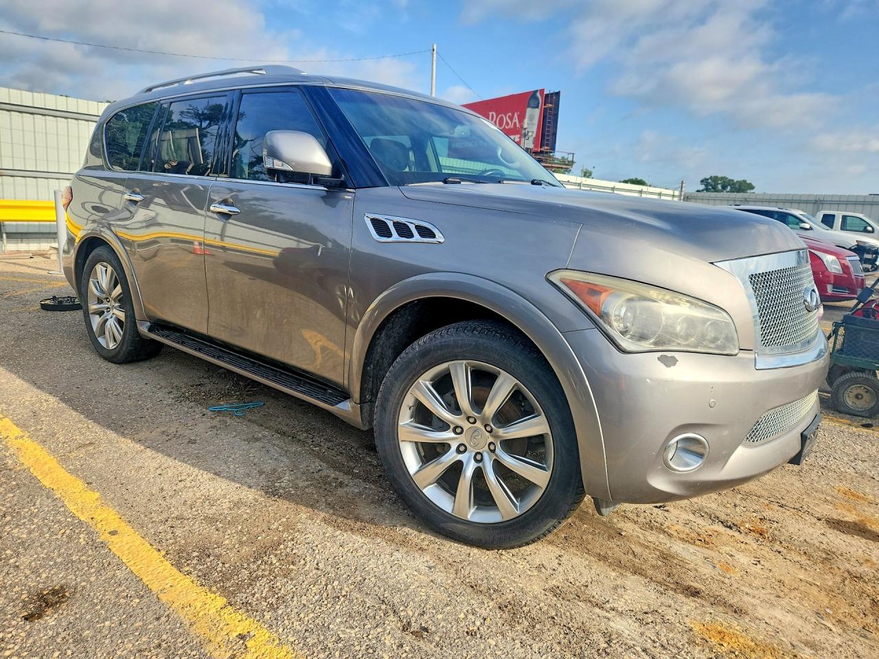 2013 Infiniti Qx56 Серый vin: JN8AZ2NFXD9531411