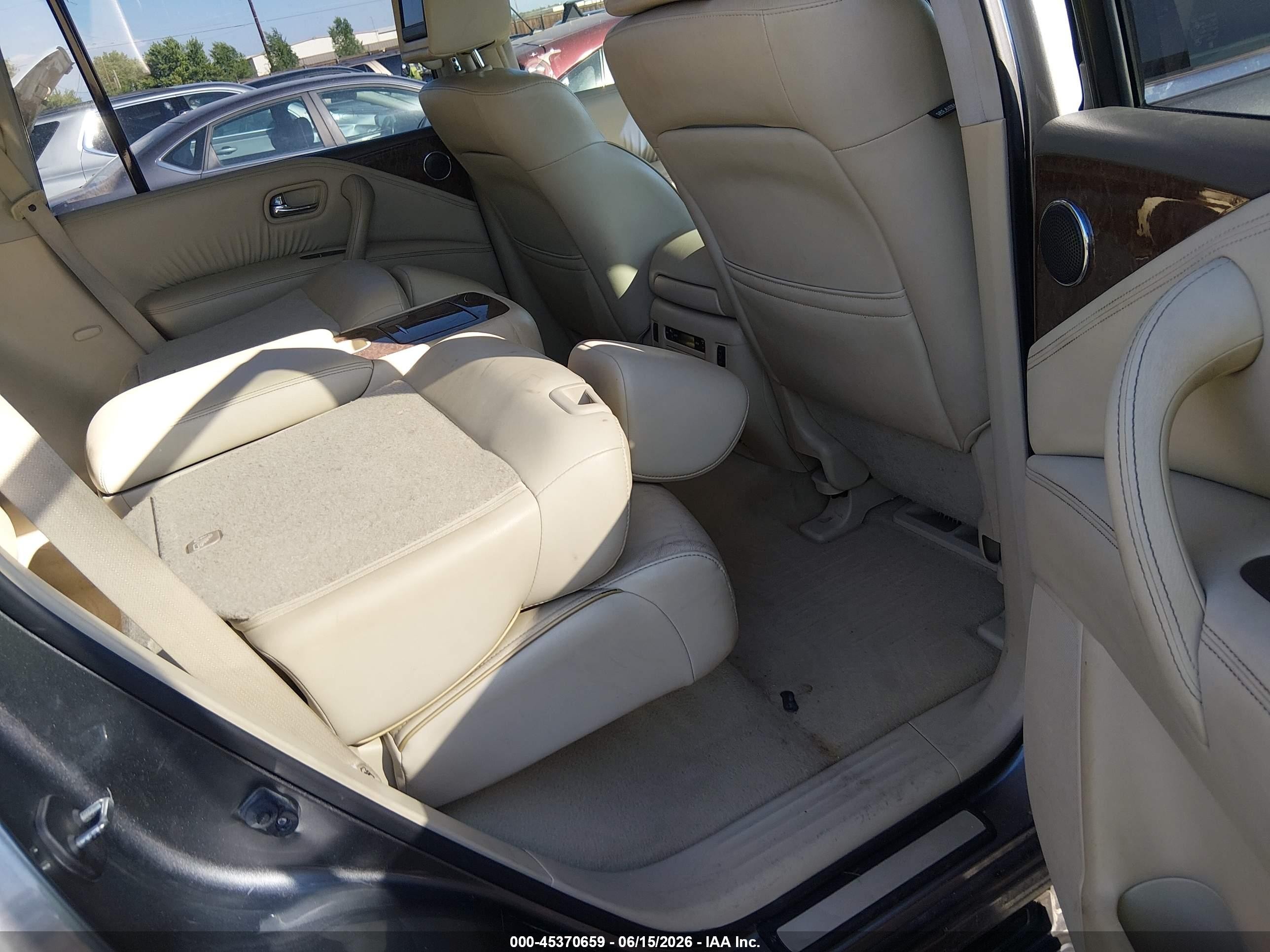 2015 Infiniti Qx80   Gray vin: JN8AZ2NFXF9572463