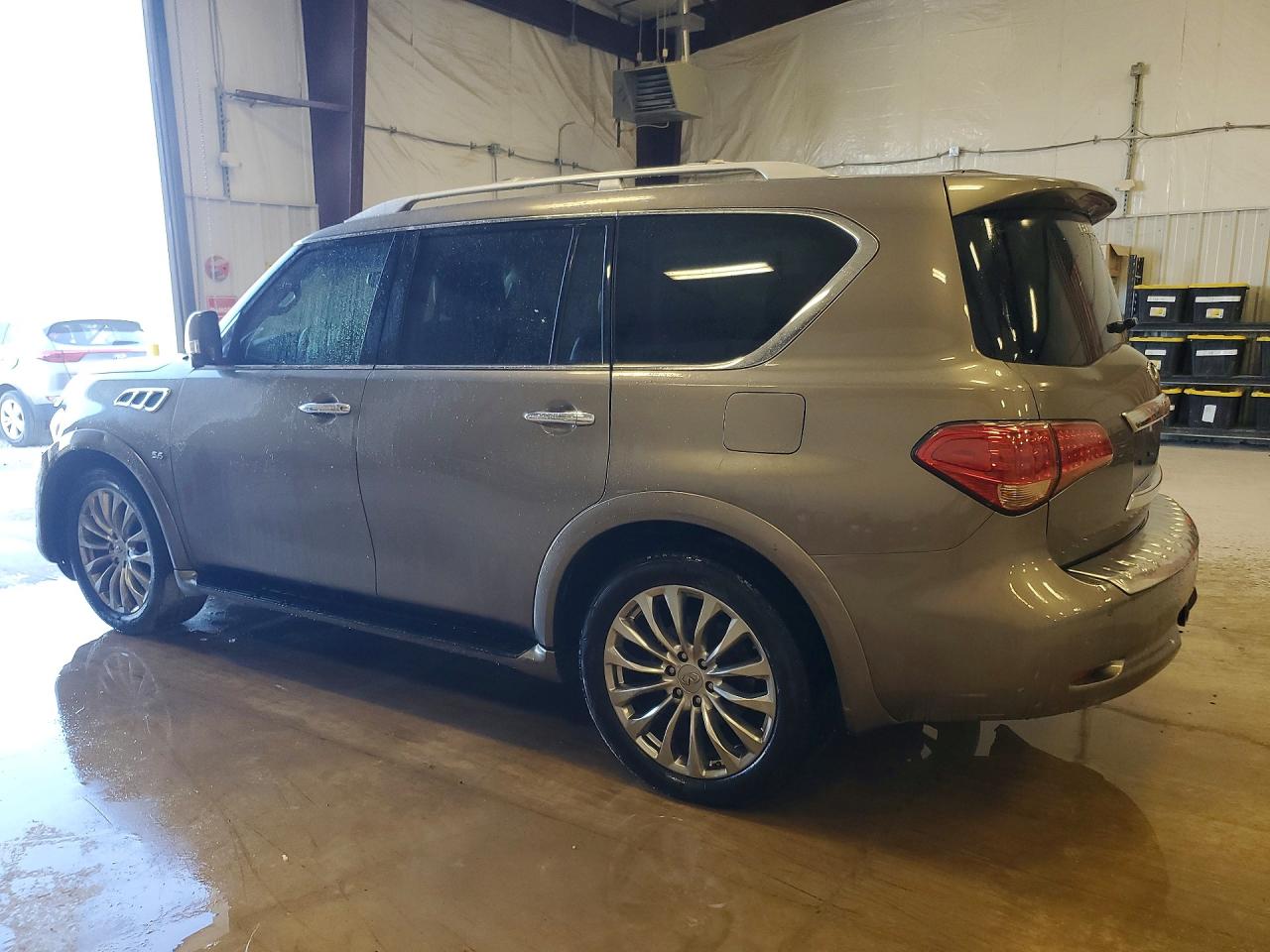 2015 Infiniti Qx80 Base Gray vin: JN8AZ2NFXF9573192