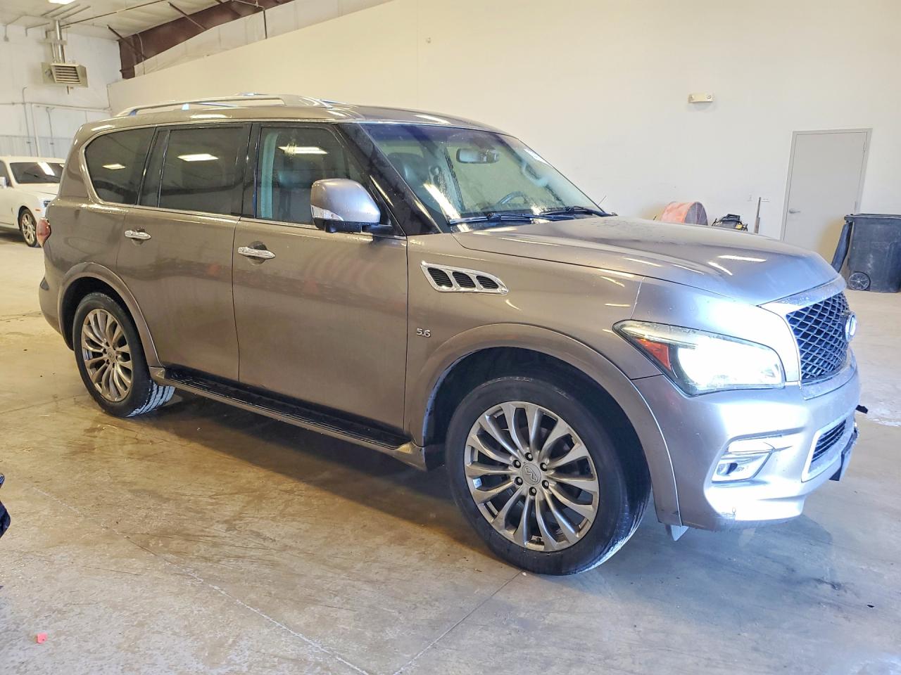 2015 Infiniti Qx80 Base Gray vin: JN8AZ2NFXF9573192