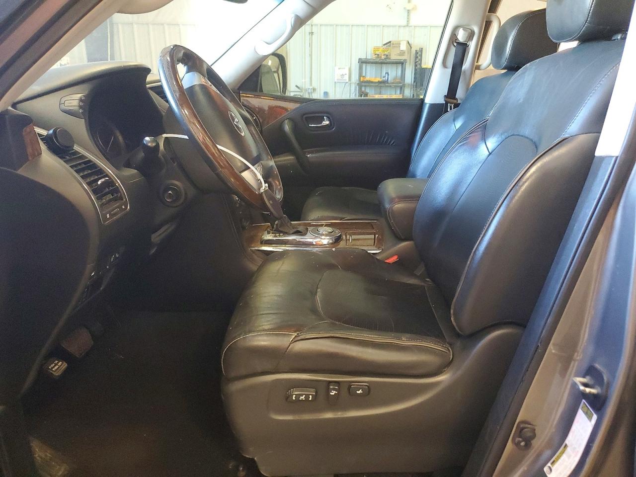 2015 Infiniti Qx80 Base Gray vin: JN8AZ2NFXF9573192