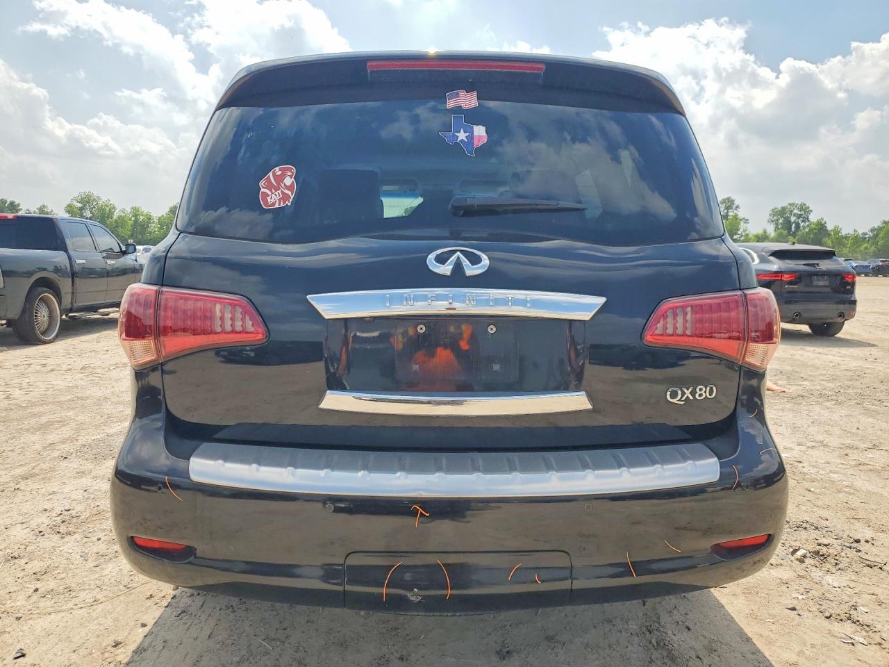 2015 Infiniti Qx80 Base Black vin: JN8AZ2NFXF9574360