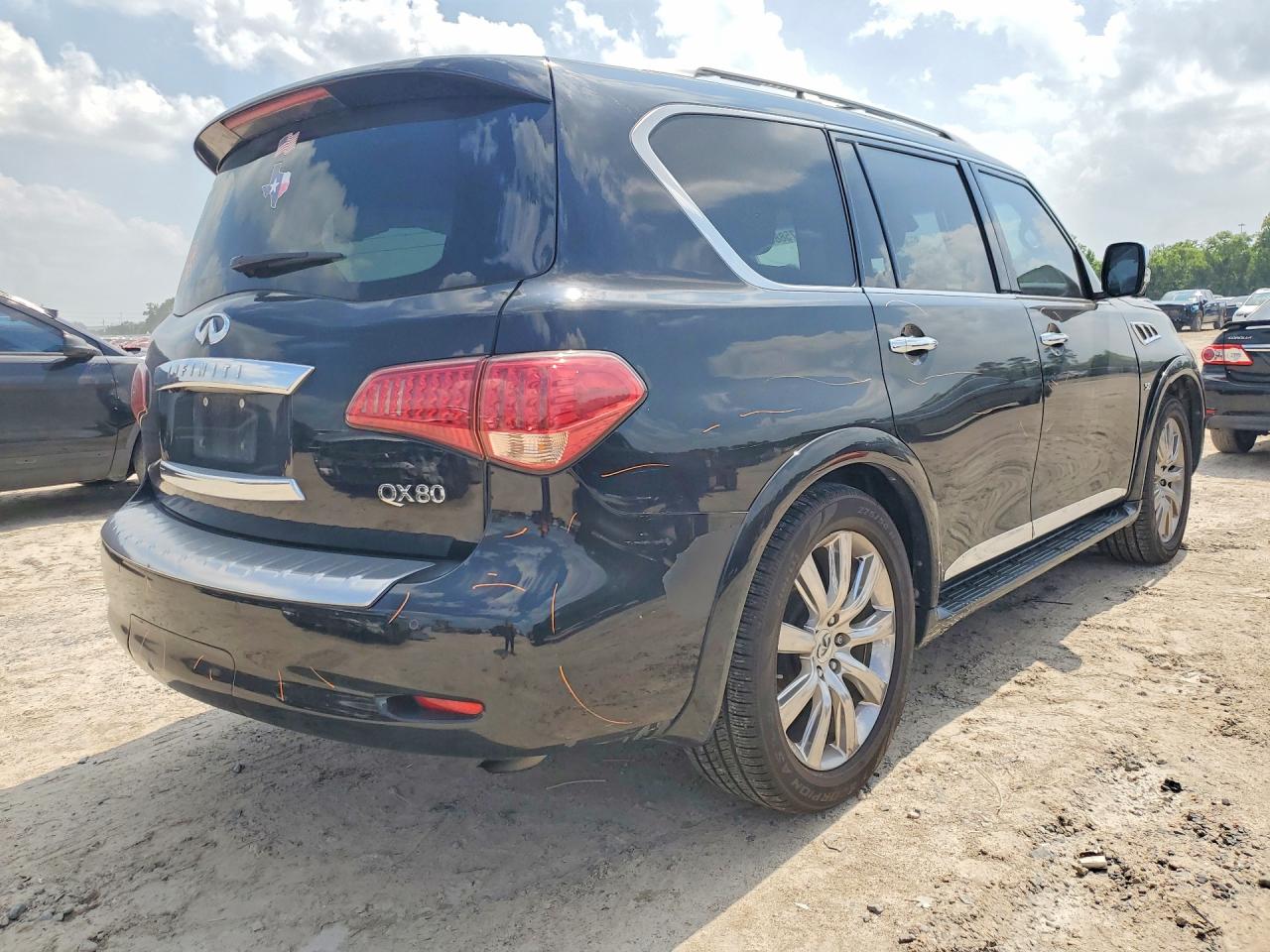 2015 Infiniti Qx80 Base Black vin: JN8AZ2NFXF9574360