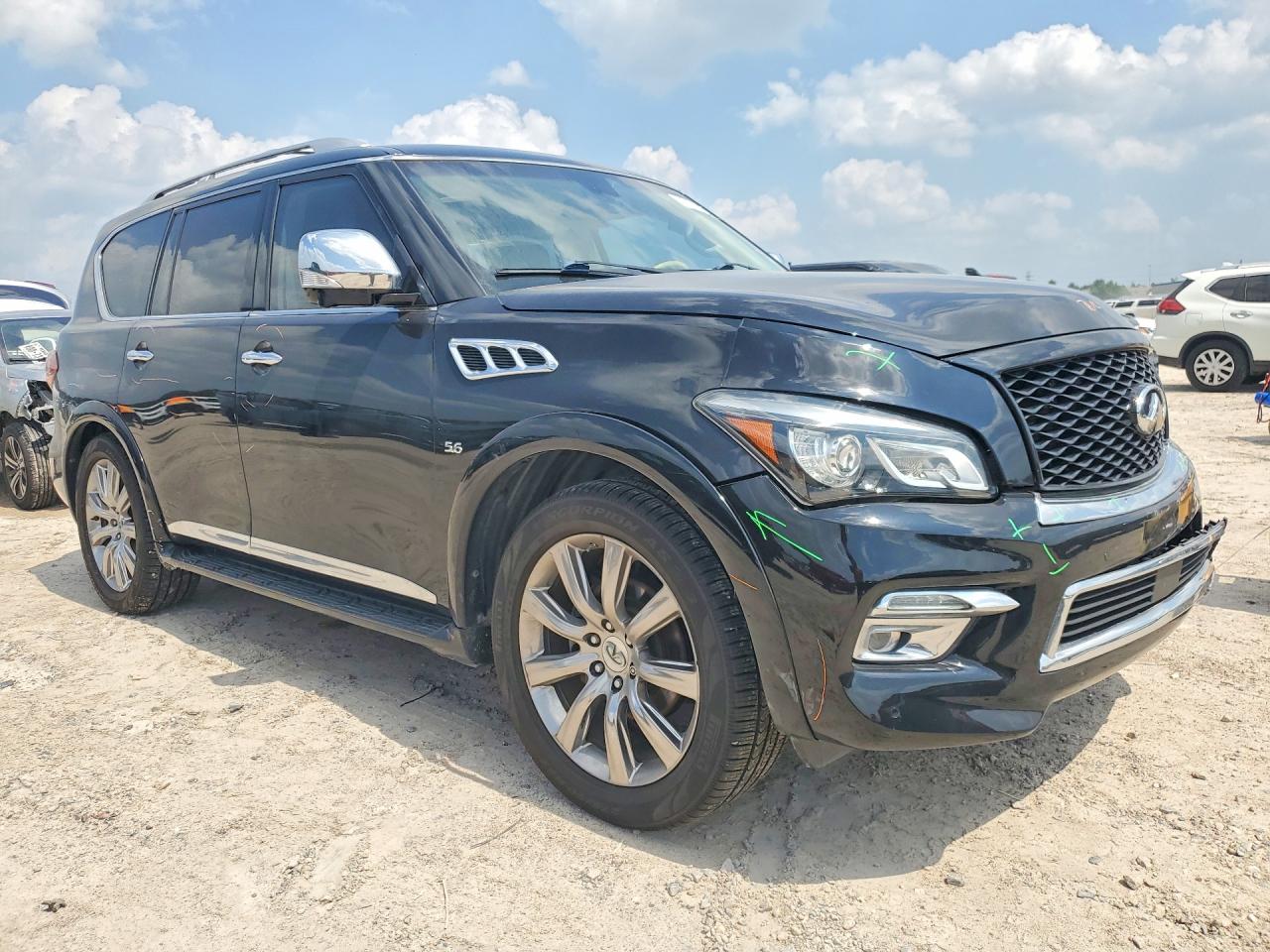 2015 Infiniti Qx80 Base Black vin: JN8AZ2NFXF9574360