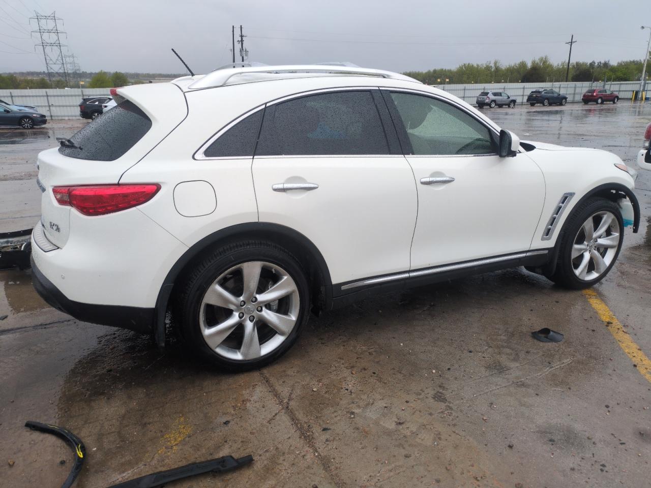 2012 Infiniti Fx50  White vin: JN8BS1MW0CM180251