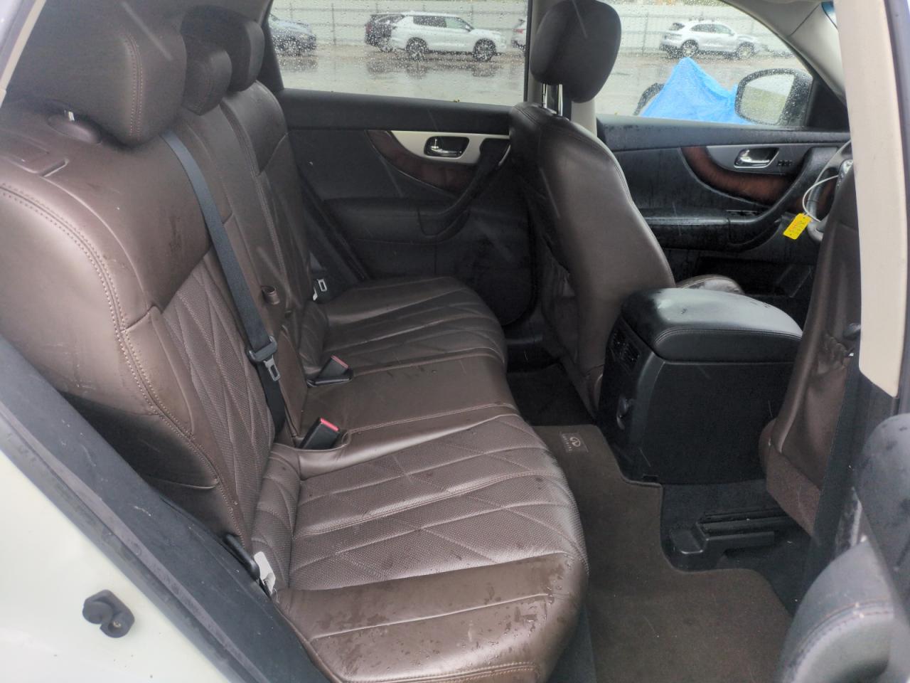 2012 Infiniti Fx50  White vin: JN8BS1MW0CM180251