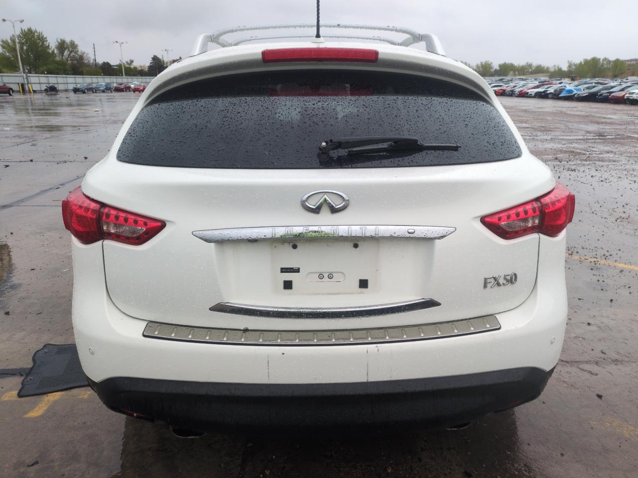 2012 Infiniti Fx50  White vin: JN8BS1MW0CM180251