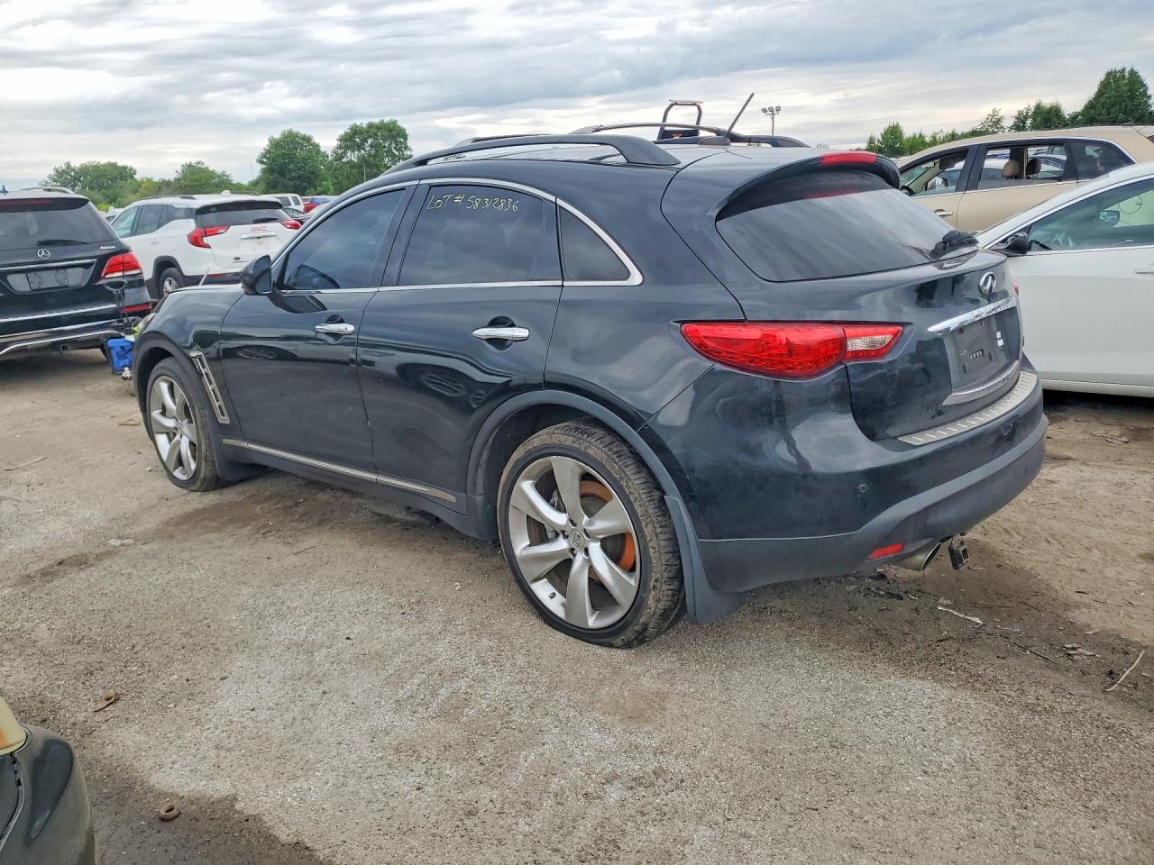 2010 Infiniti Fx50 Base Black vin: JN8BS1MW1AM830377