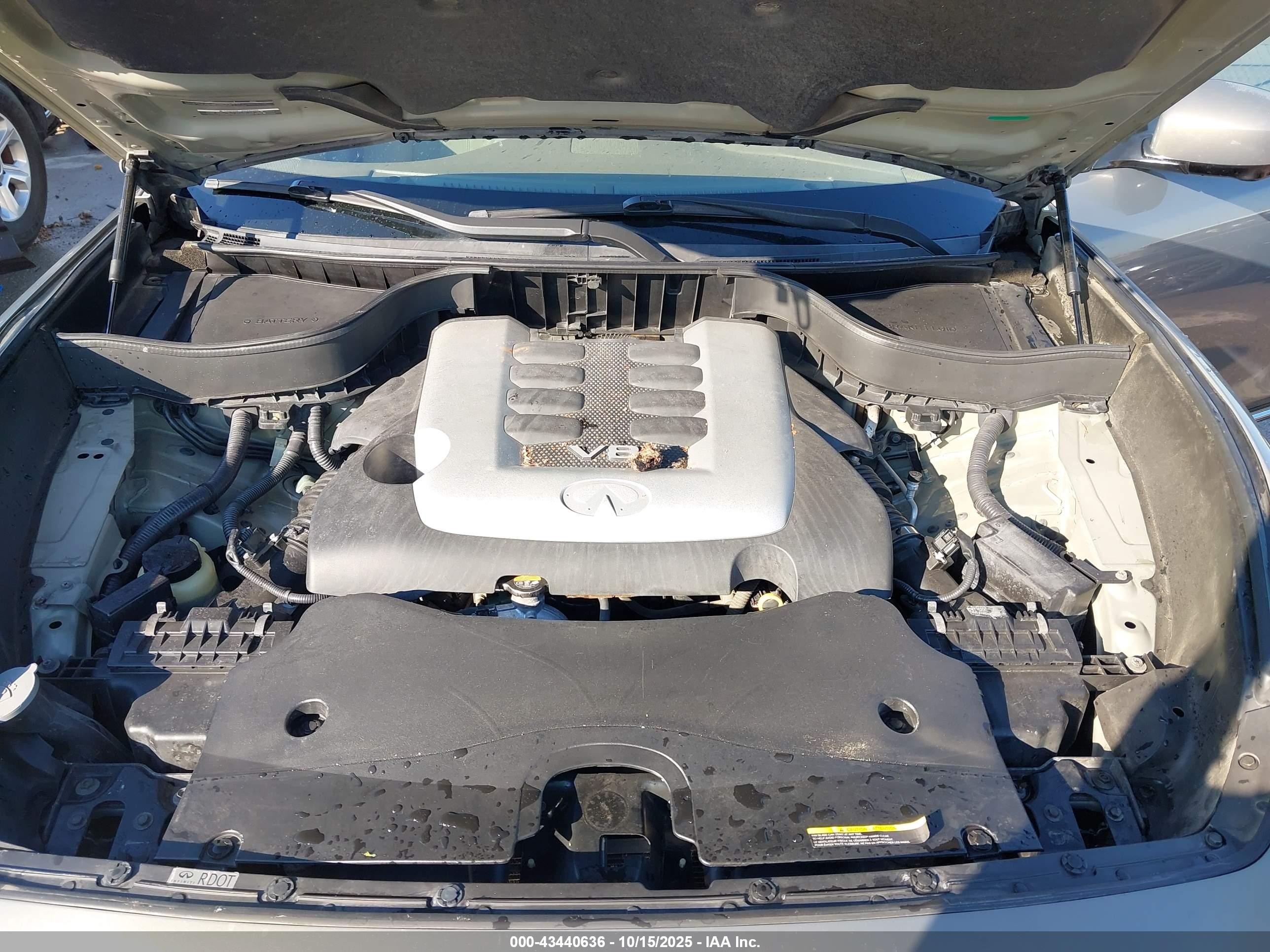 2012 Infiniti Fx50   Silver vin: JN8BS1MW1CM180128