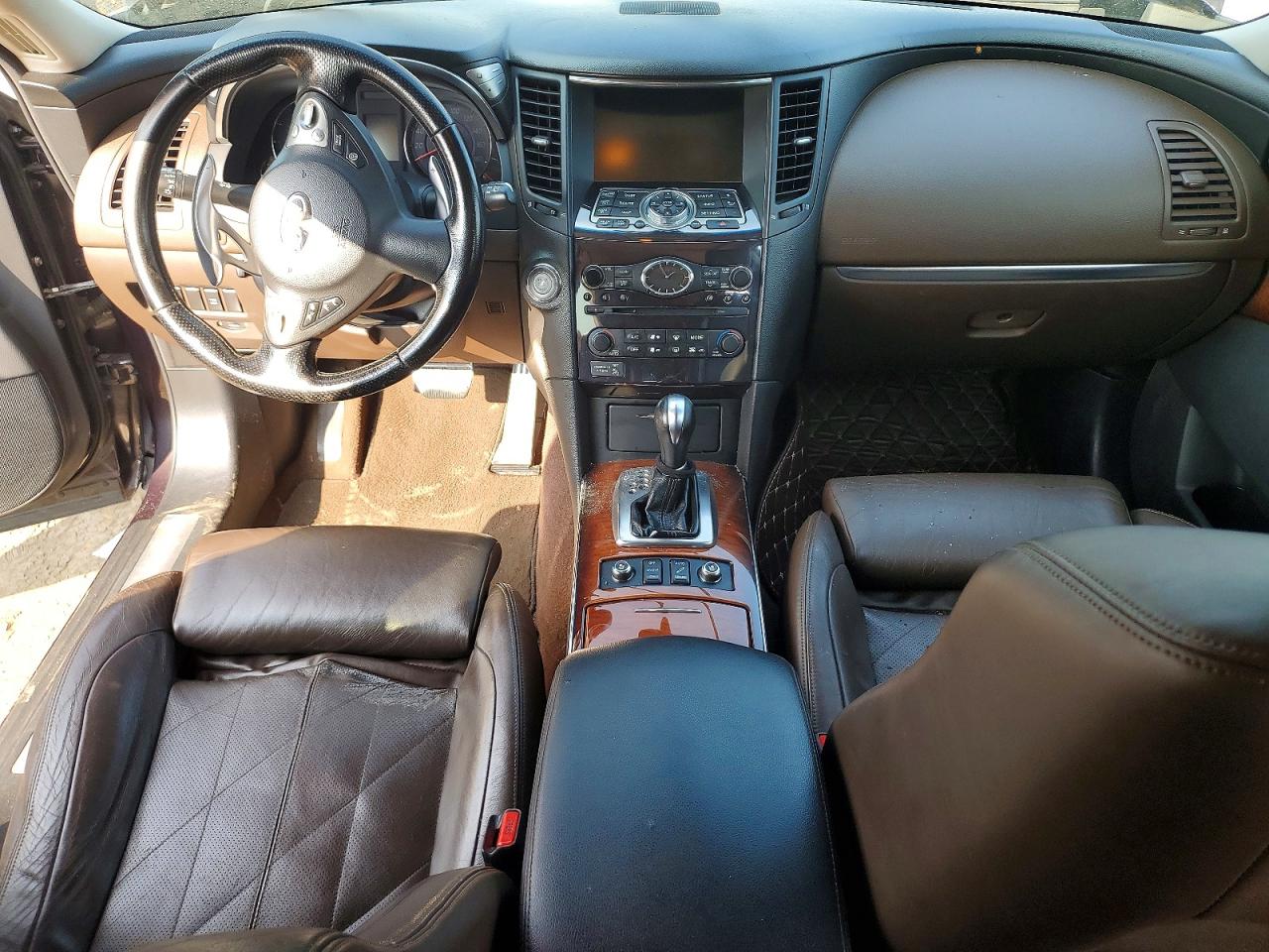 2011 Infiniti Fx50 Base Brown vin: JN8BS1MW6BM170130
