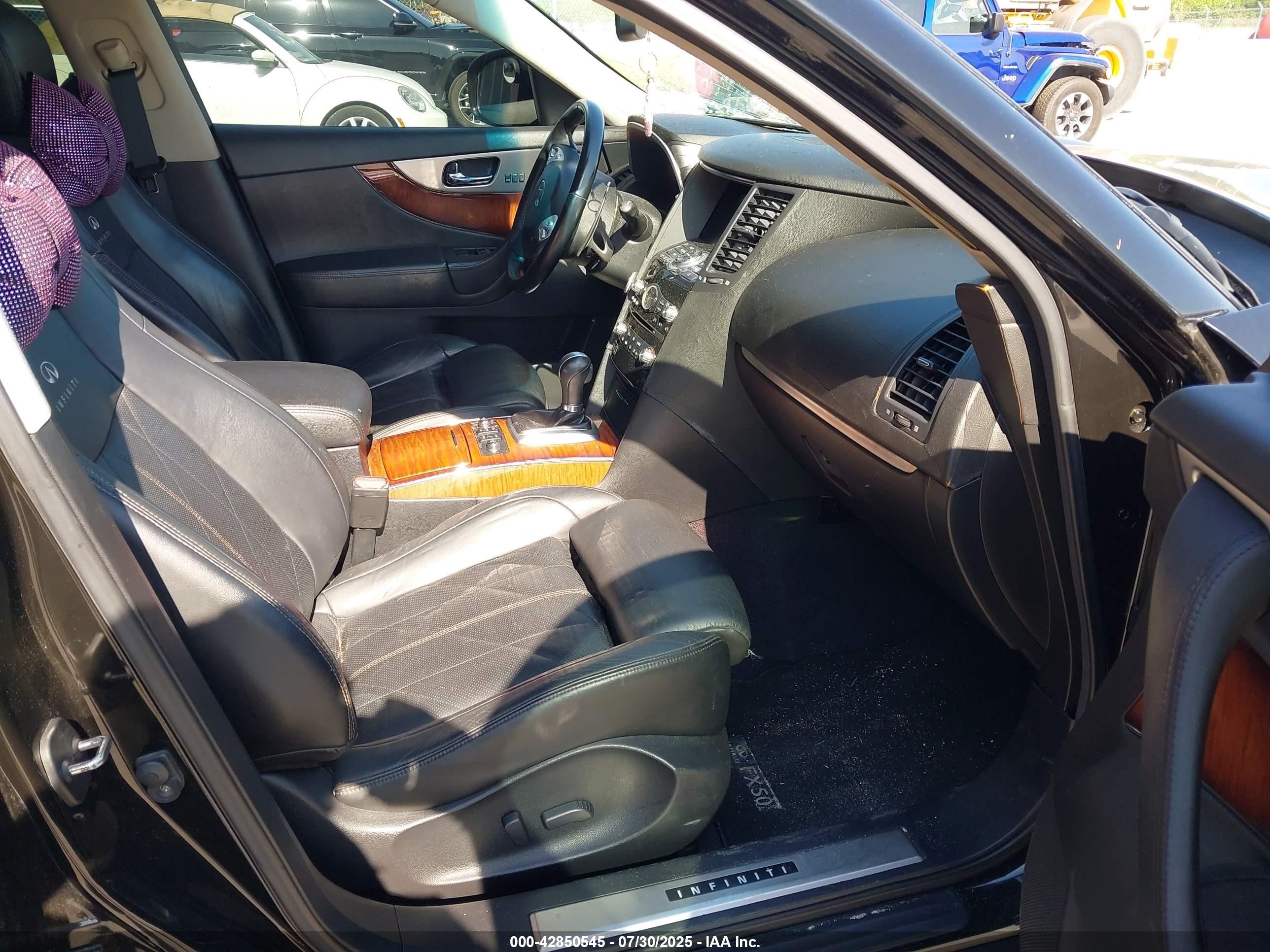 2012 Infiniti Fx50   Black vin: JN8BS1MW7CM180103