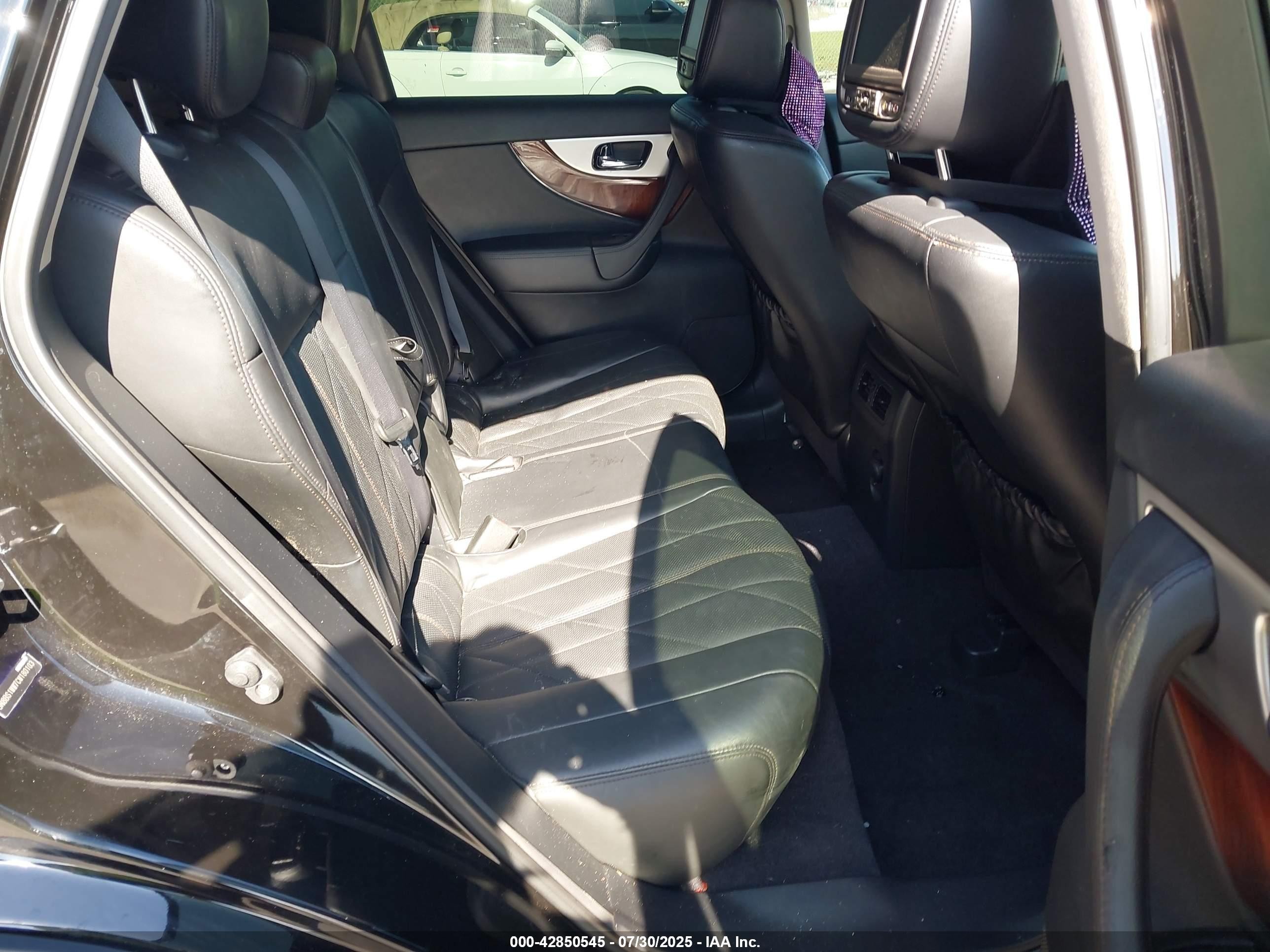2012 Infiniti Fx50   Black vin: JN8BS1MW7CM180103