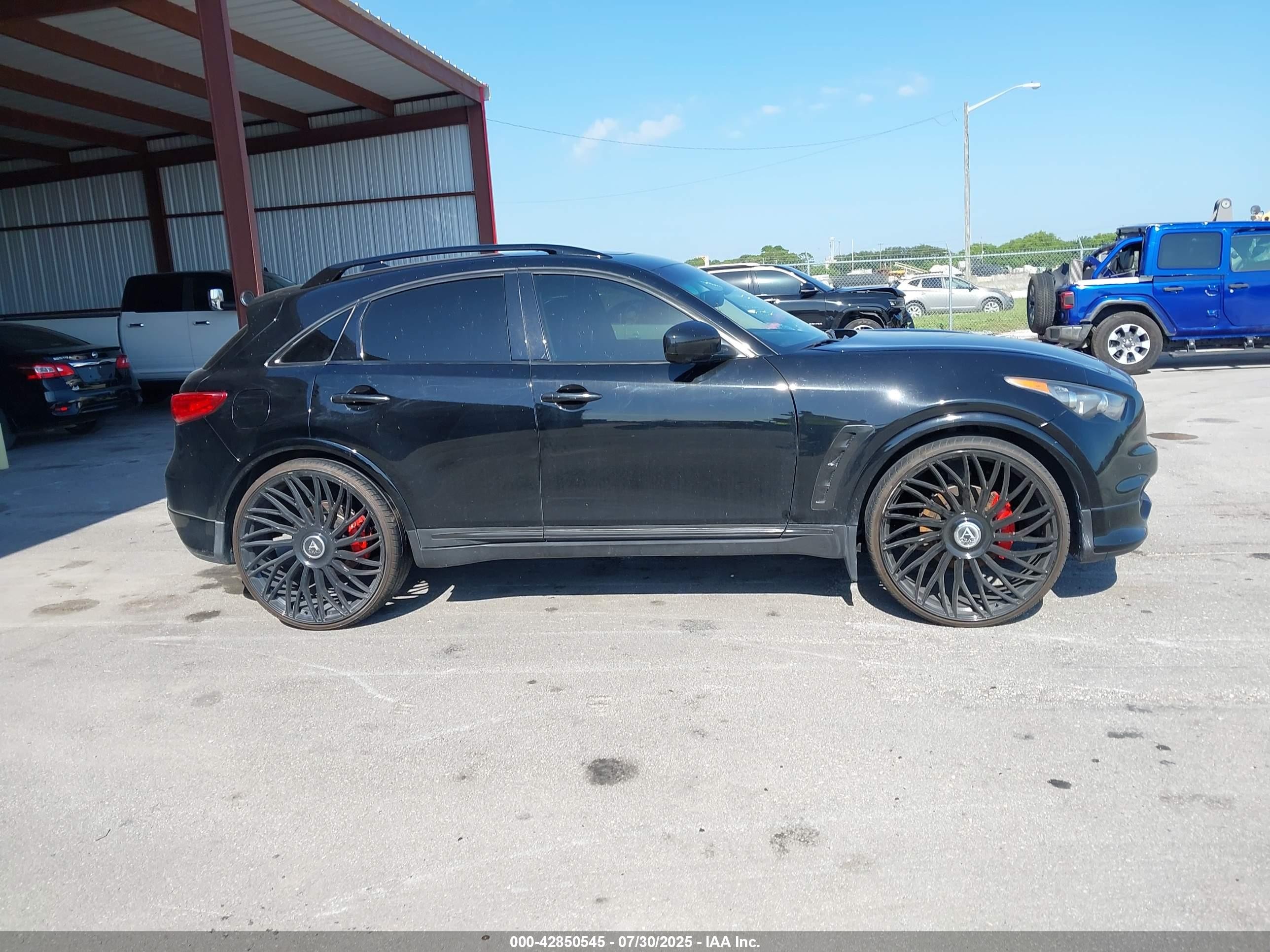 2012 Infiniti Fx50   Black vin: JN8BS1MW7CM180103