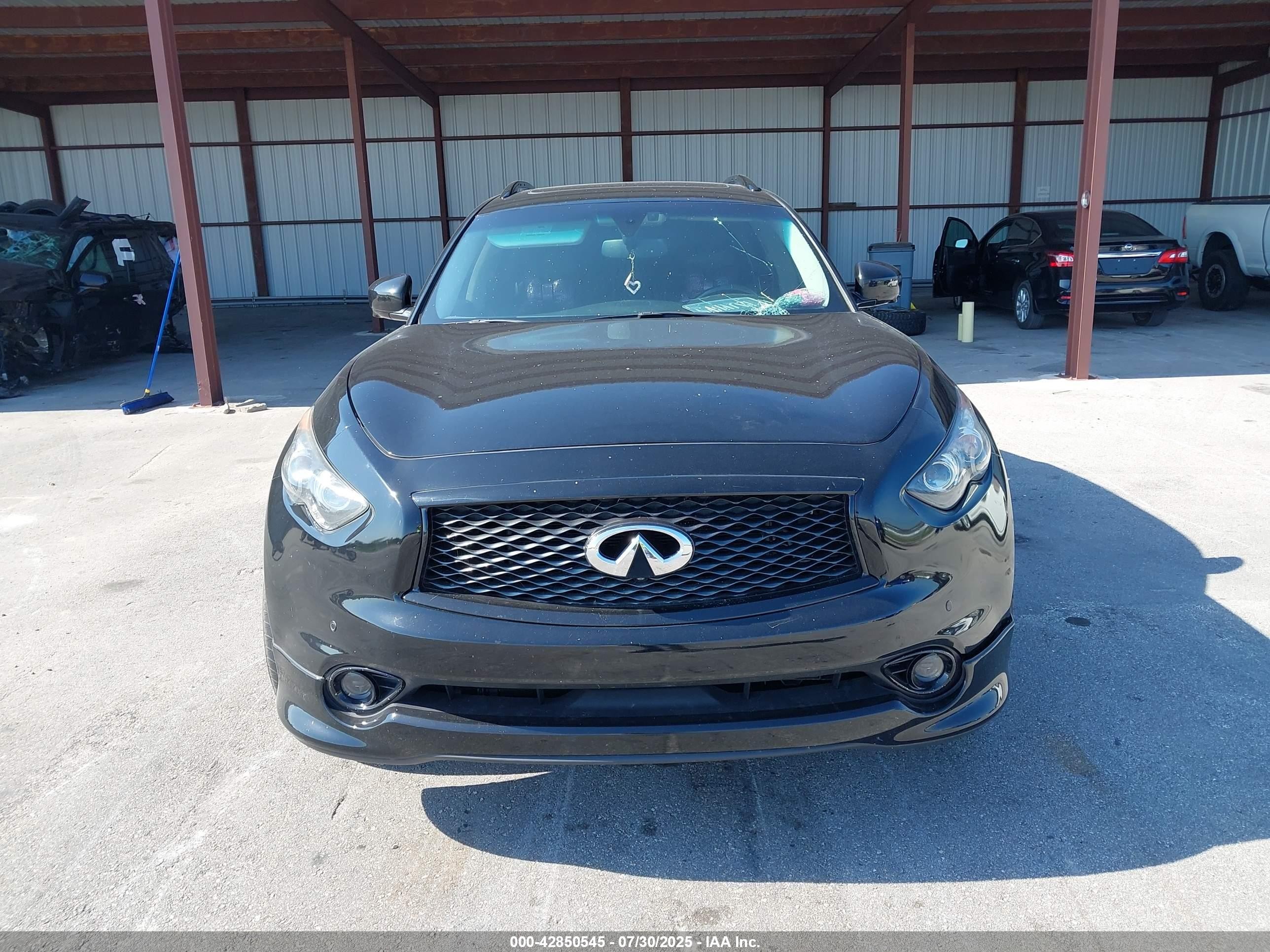 2012 Infiniti Fx50   Black vin: JN8BS1MW7CM180103