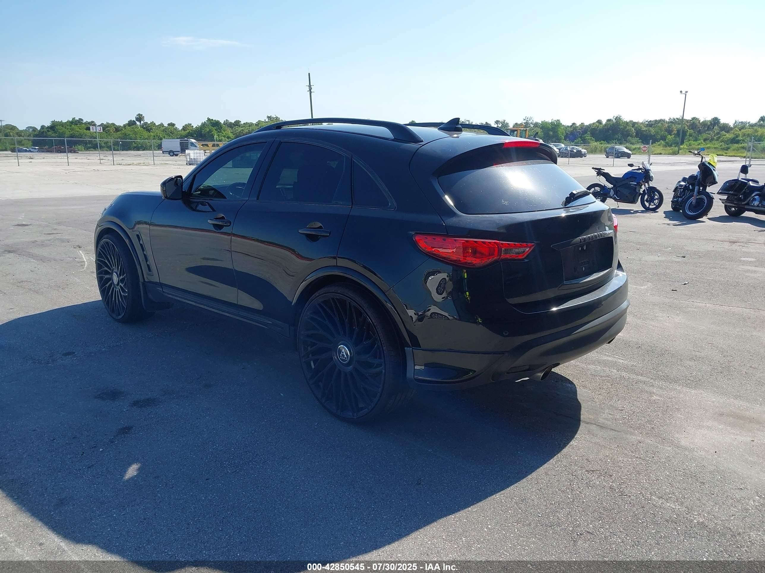2012 Infiniti Fx50   Black vin: JN8BS1MW7CM180103