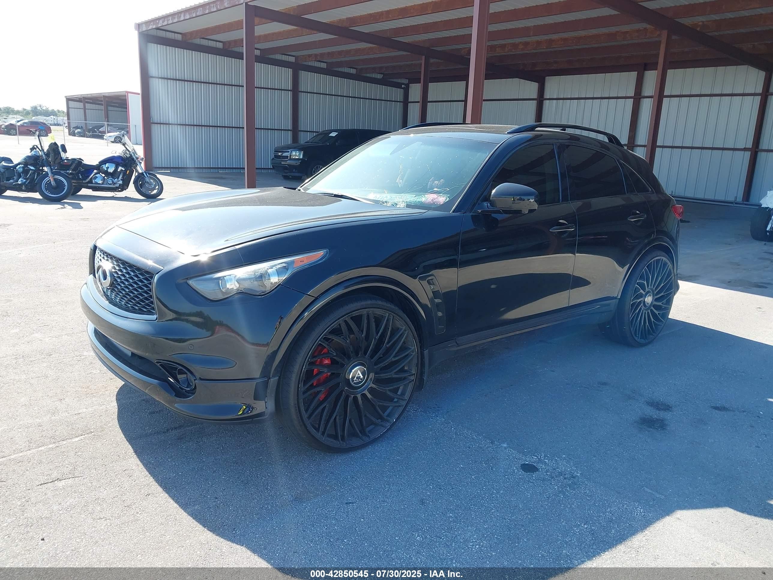 2012 Infiniti Fx50   Black vin: JN8BS1MW7CM180103