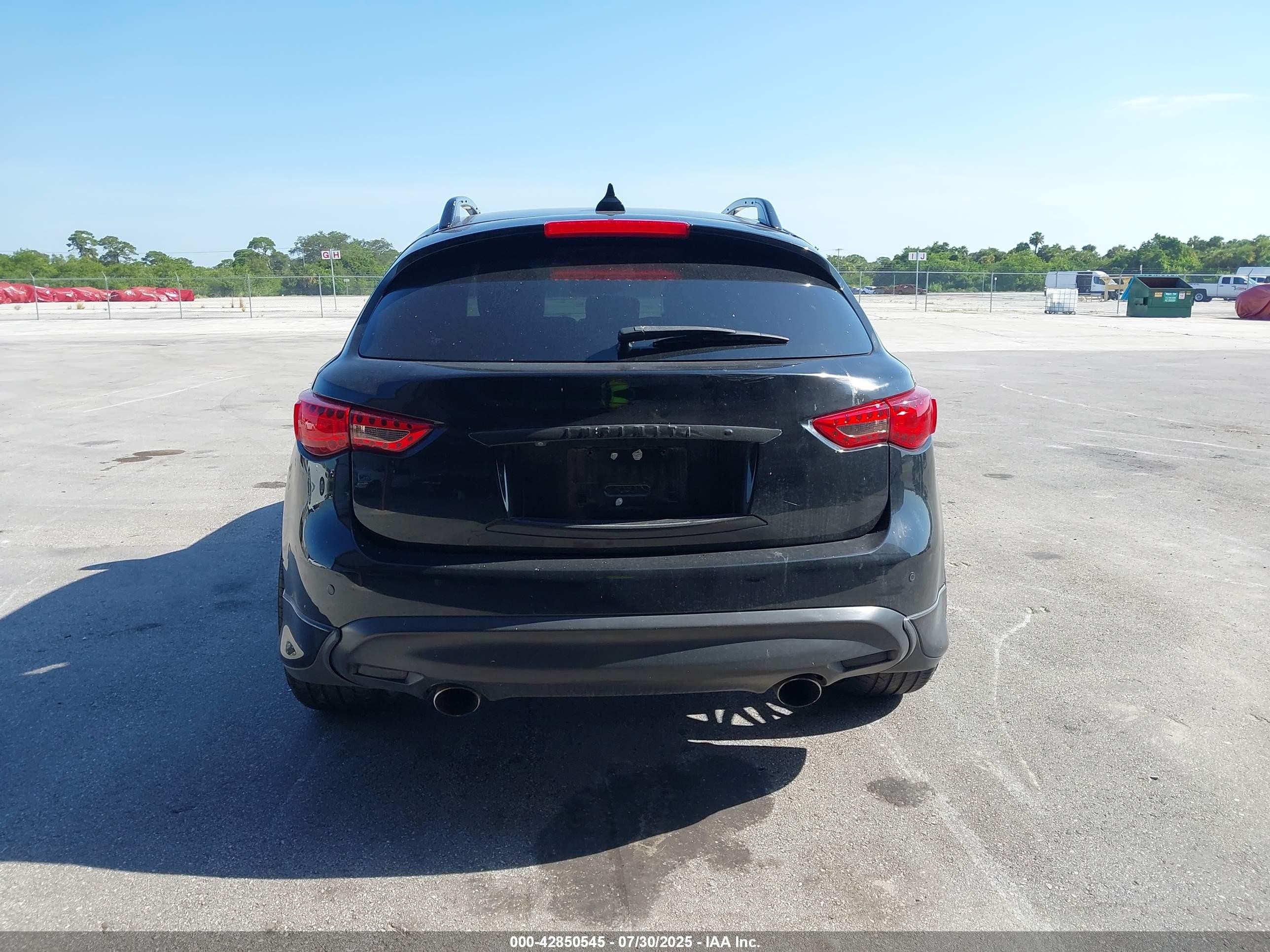 2012 Infiniti Fx50   Black vin: JN8BS1MW7CM180103