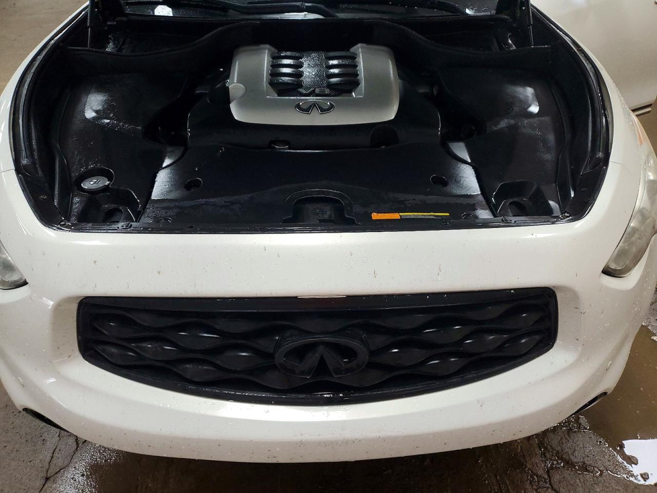 2011 Infiniti Fx50 Base White vin: JN8BS1MW8BM760040