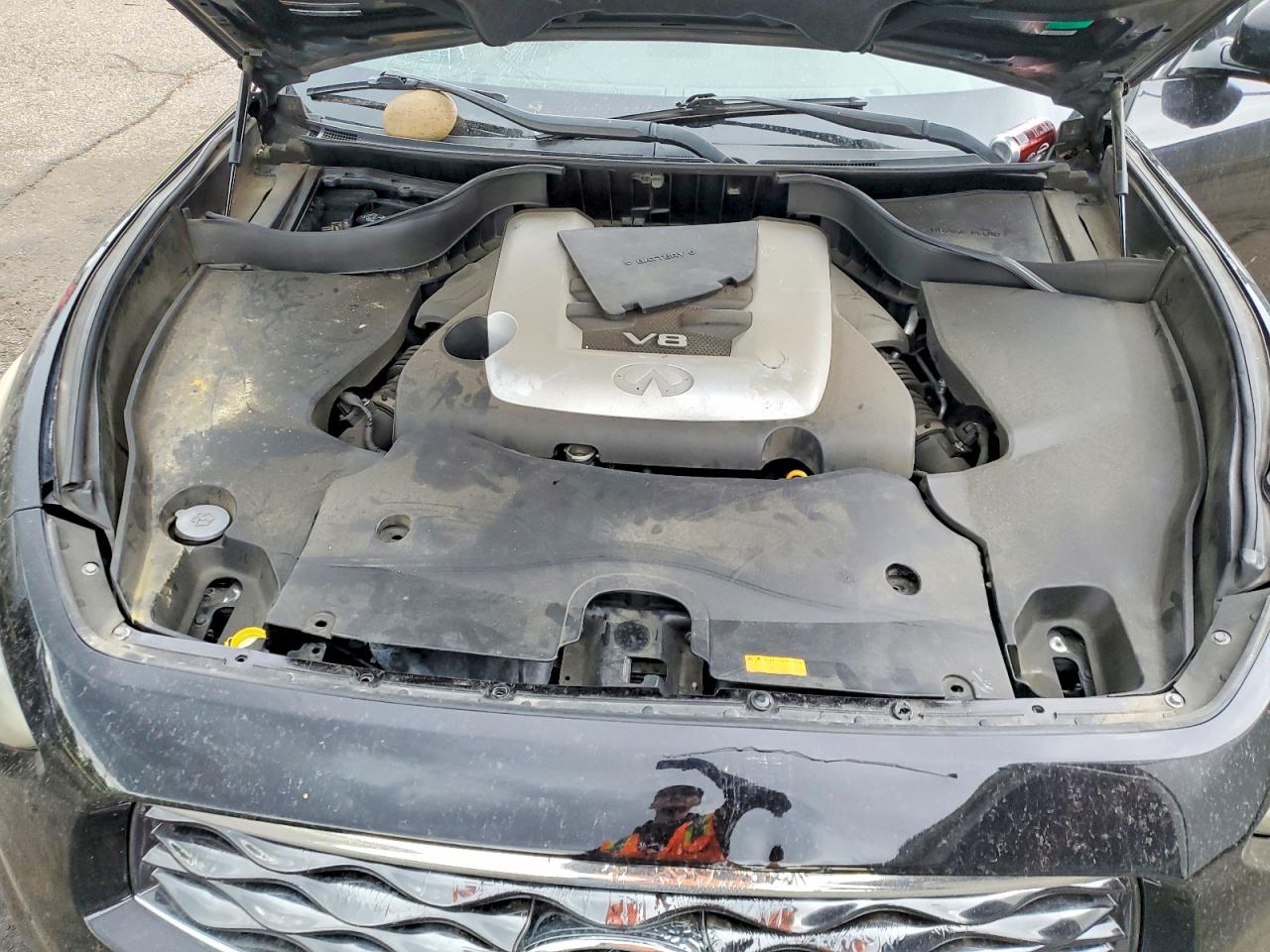 2011 Infiniti Fx50 Base Black vin: JN8BS1MW8BM760331