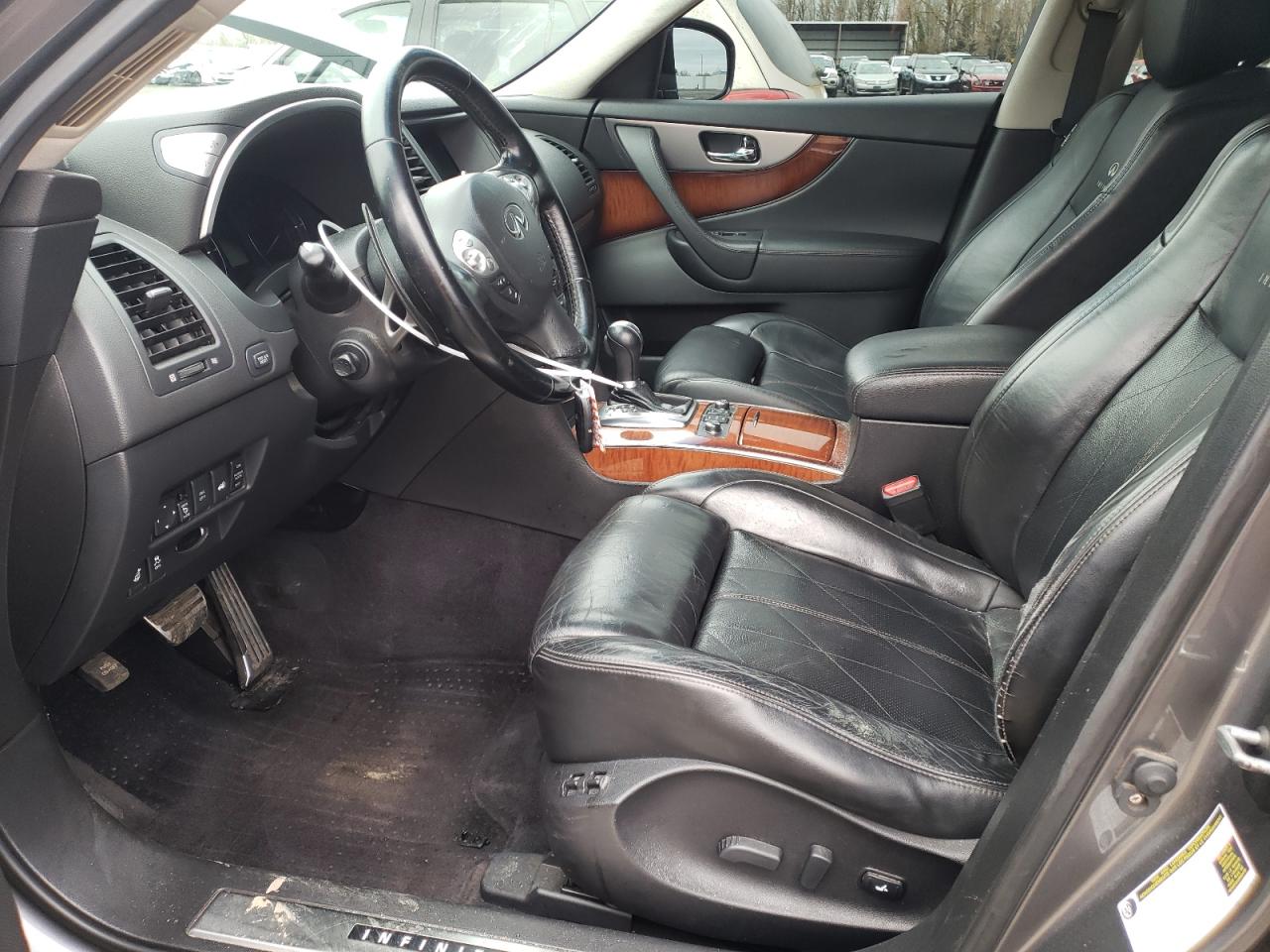 2012 Infiniti Fx50  Silver vin: JN8BS1MW9CM180314