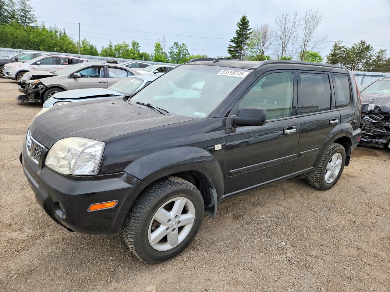 2006 Nissan X-trail Xe Black vin: JN8BT08T16W101671