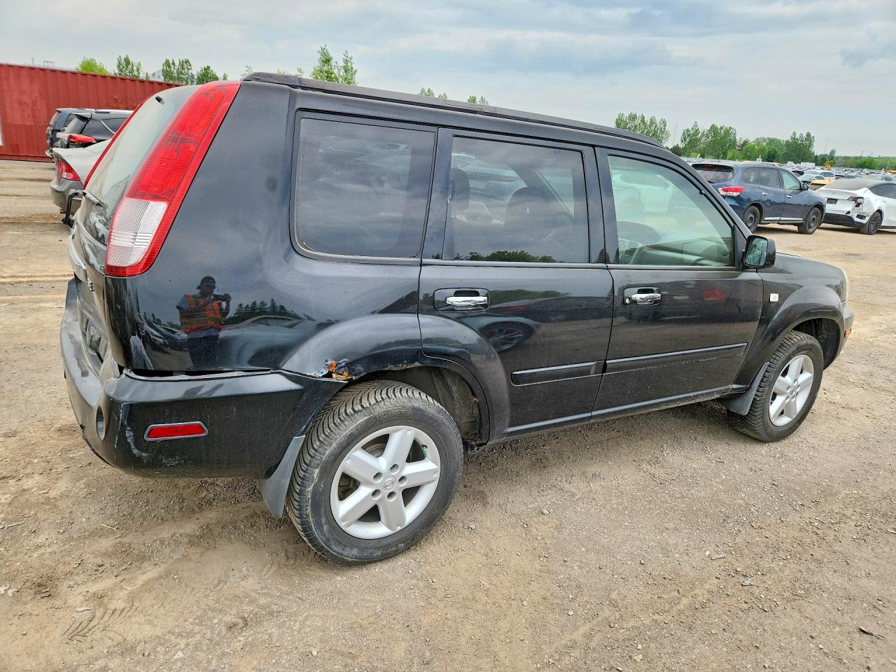 2006 Nissan X-trail Xe Black vin: JN8BT08T16W101671