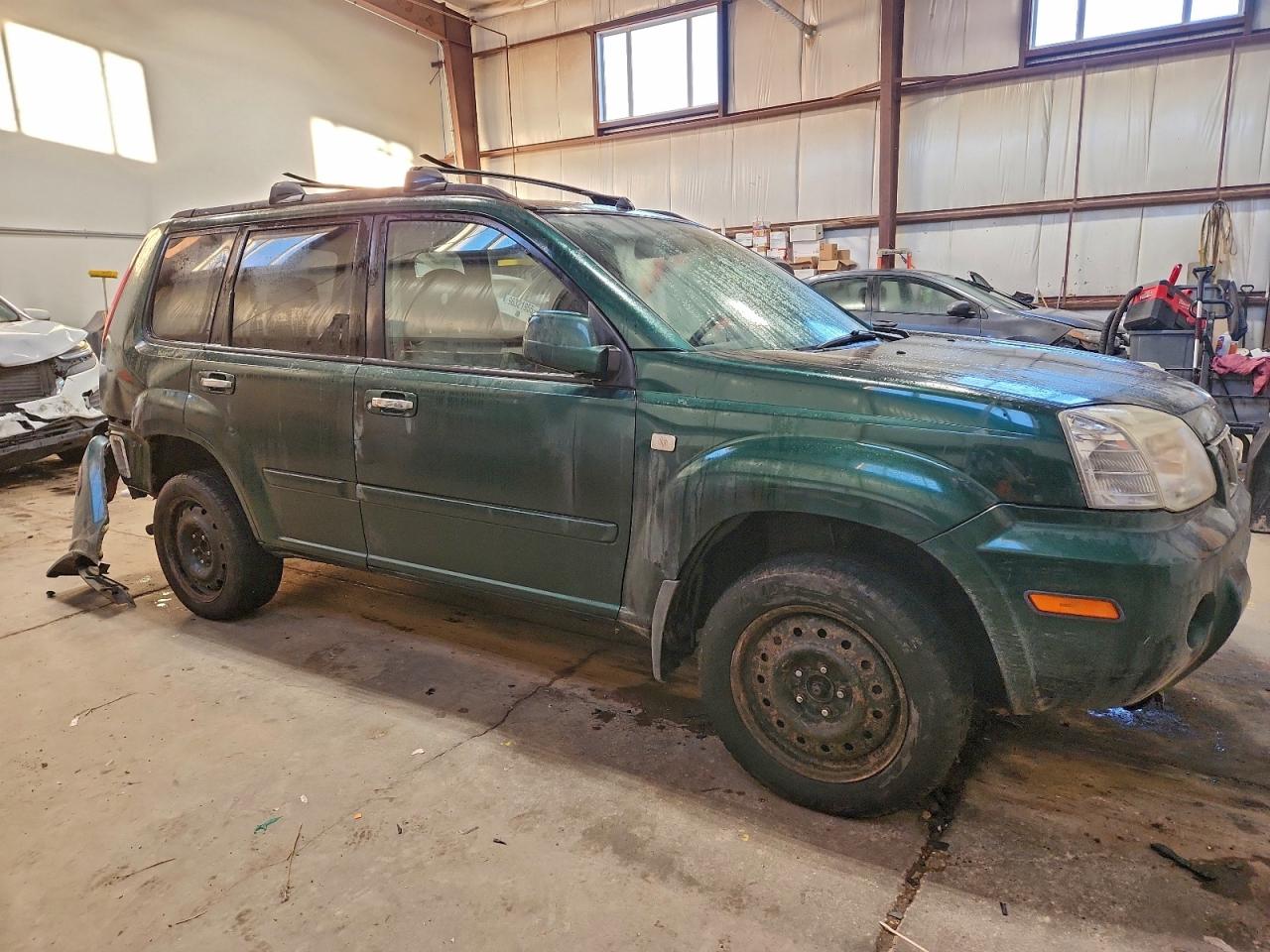 2006 Nissan X-trail Xe Green vin: JN8BT08T36W101400