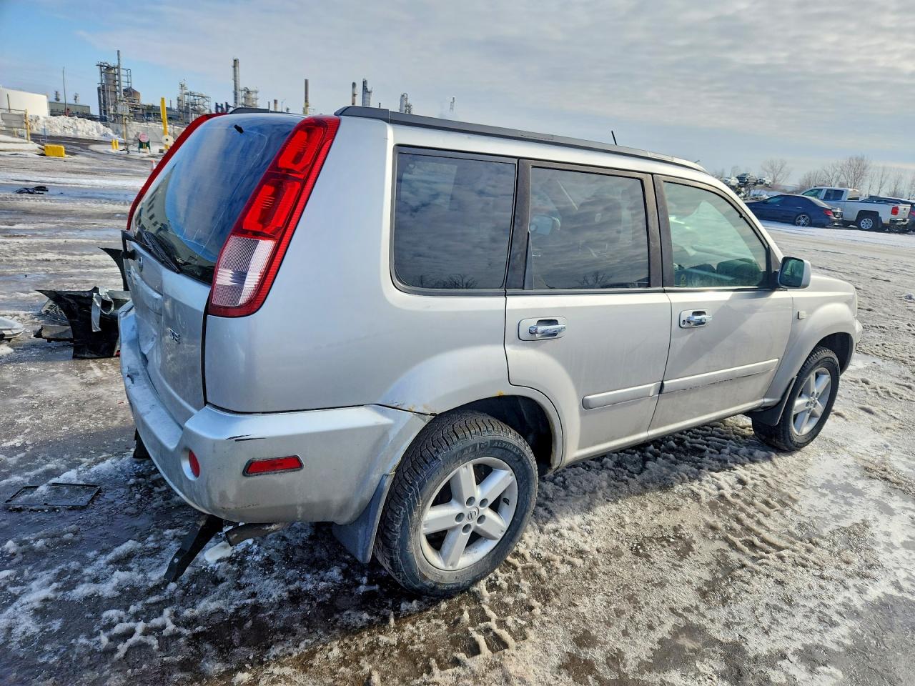 2006 Nissan X-trail Xe Silver vin: JN8BT08T46W101552