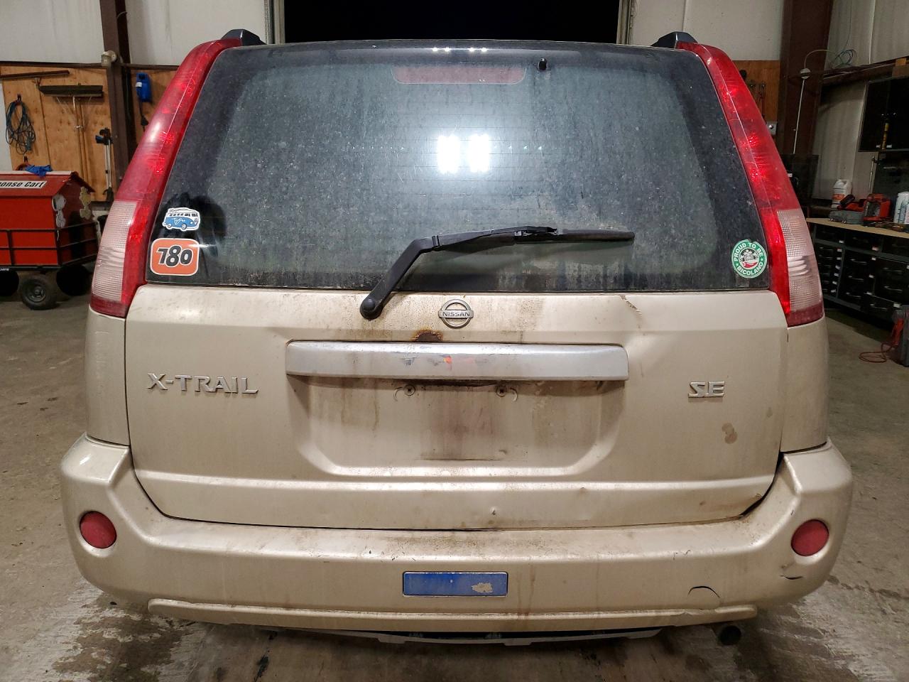 2006 Nissan X-trail Xe Beige vin: JN8BT08V26W207614