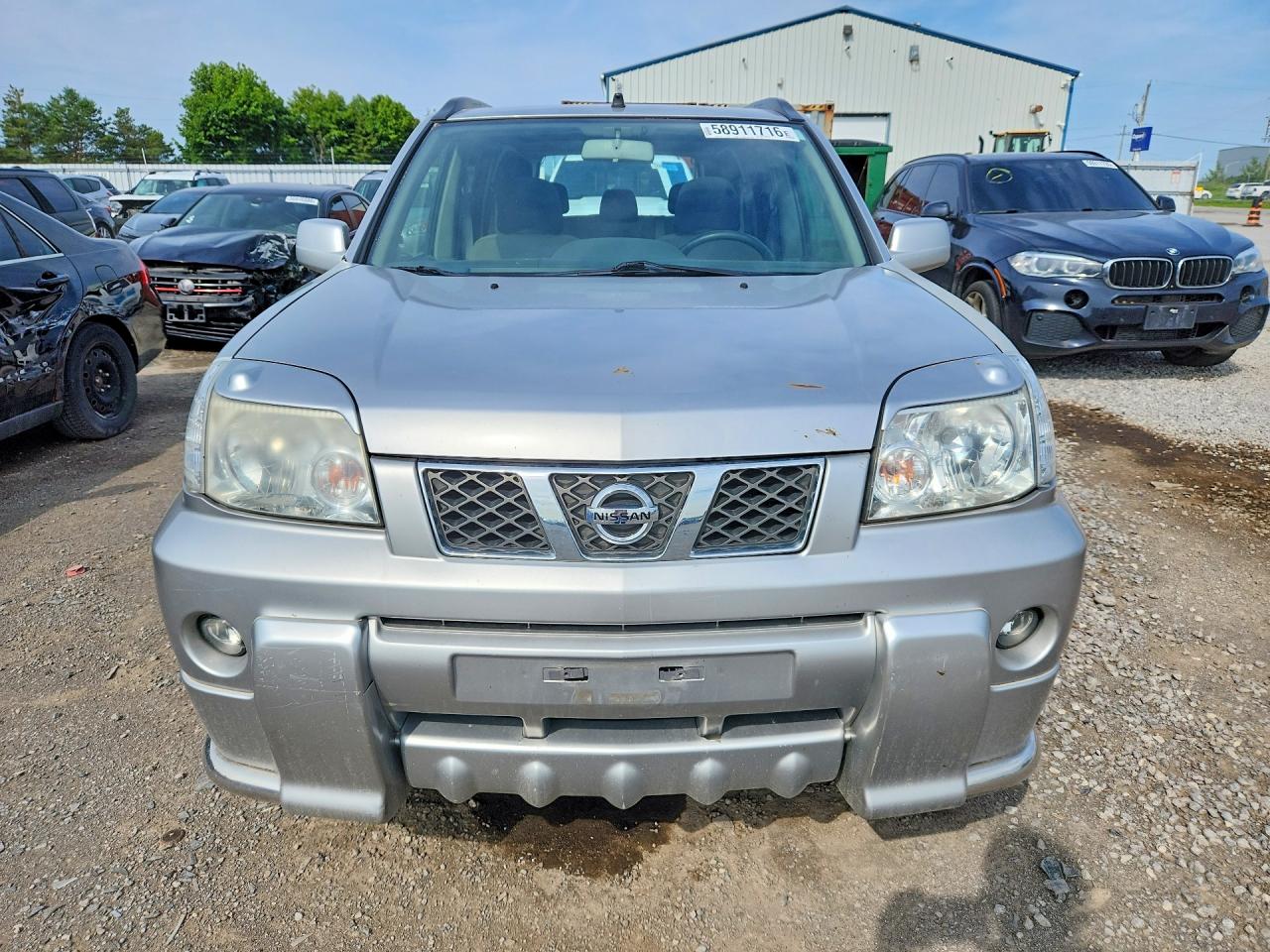 2006 Nissan X-trail Xe Gray vin: JN8BT08V76W203249