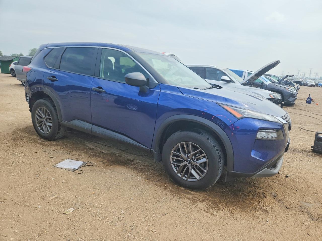 2023 Nissan Rogue S Blue vin: JN8BT3AB3PW469032