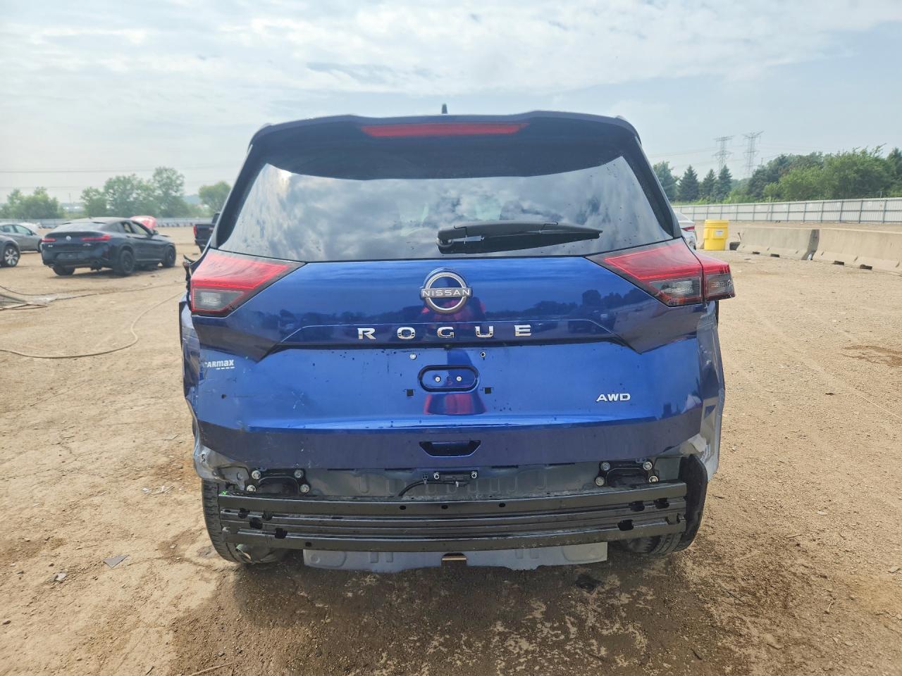 2023 Nissan Rogue S Blue vin: JN8BT3AB3PW469032