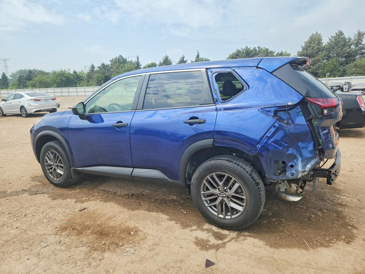 2023 Nissan Rogue S Blue vin: JN8BT3AB3PW469032
