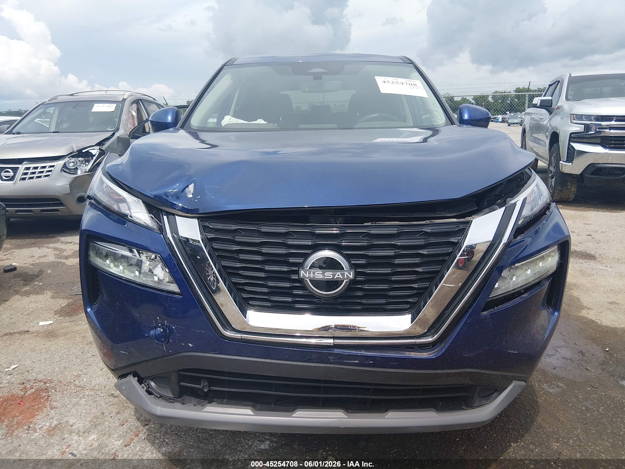 2023 Nissan Rogue Sv Fwd Blue vin: JN8BT3BA0PW437208